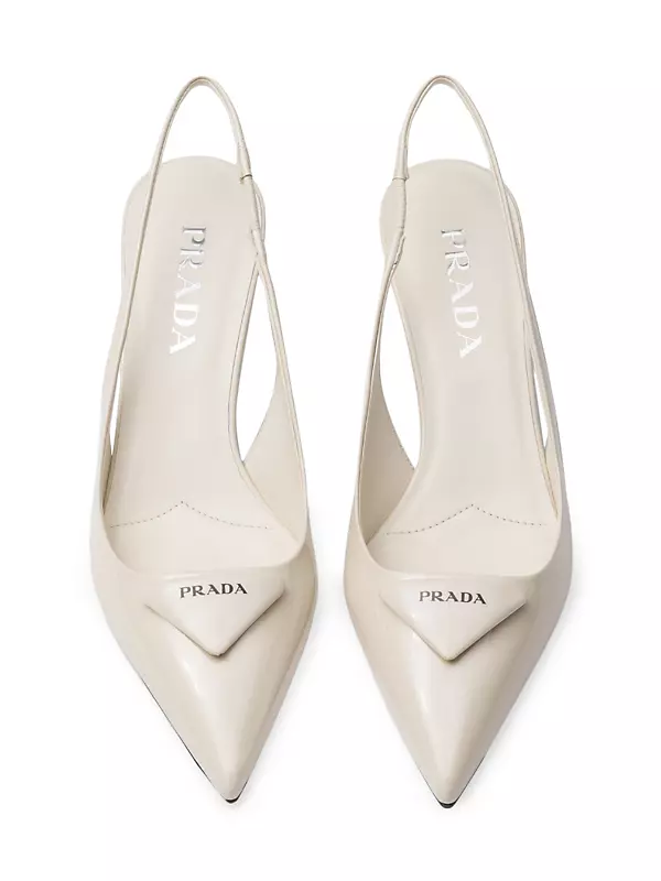 Shop Prada Patent Leather Slingback Pumps | Saks Fifth Avenue Shop Prada Patent Leather Slingback Pumps | Saks Fifth Avenue