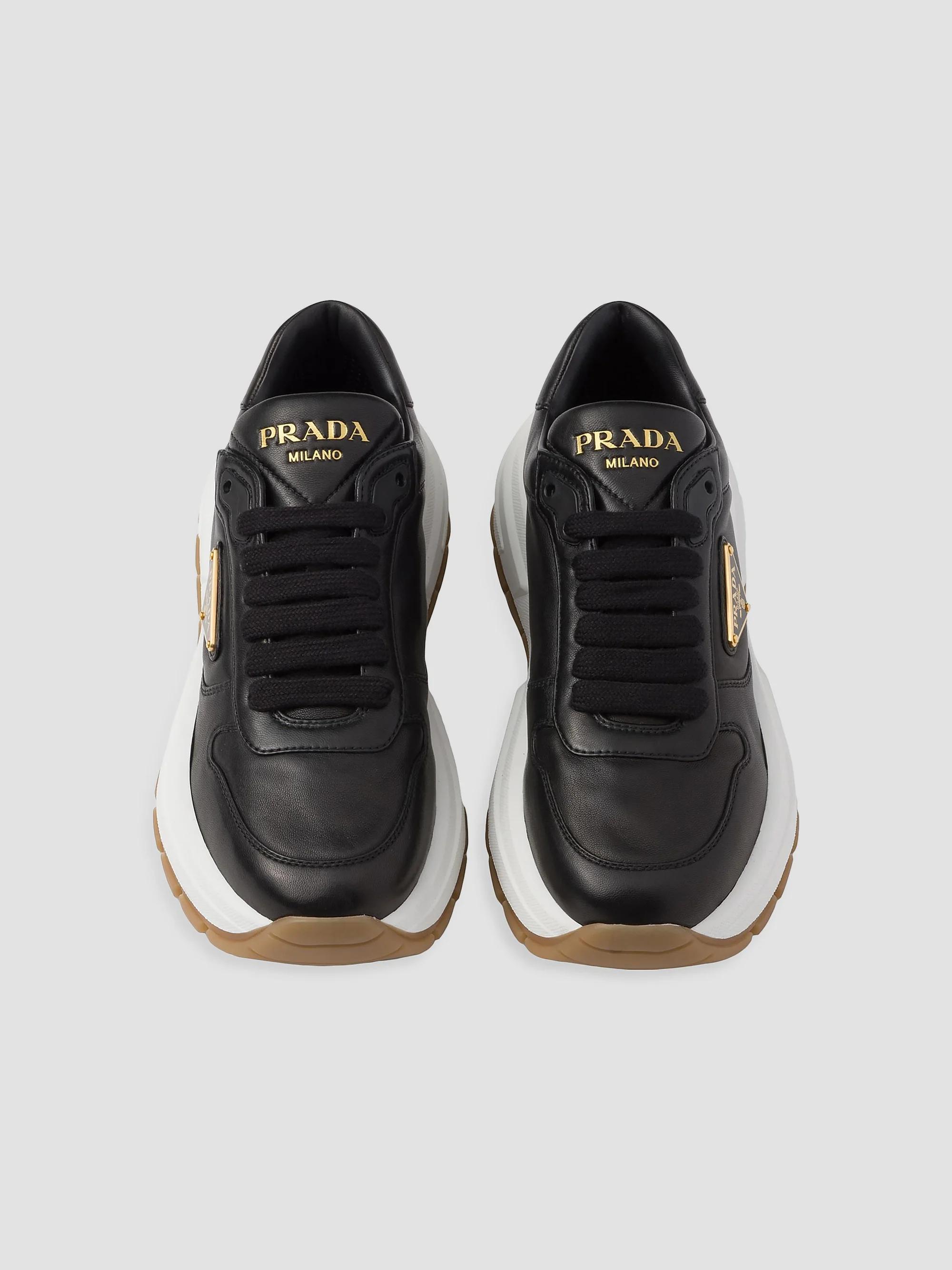 Prada Leather Sneakers | Saks Fifth Avenue