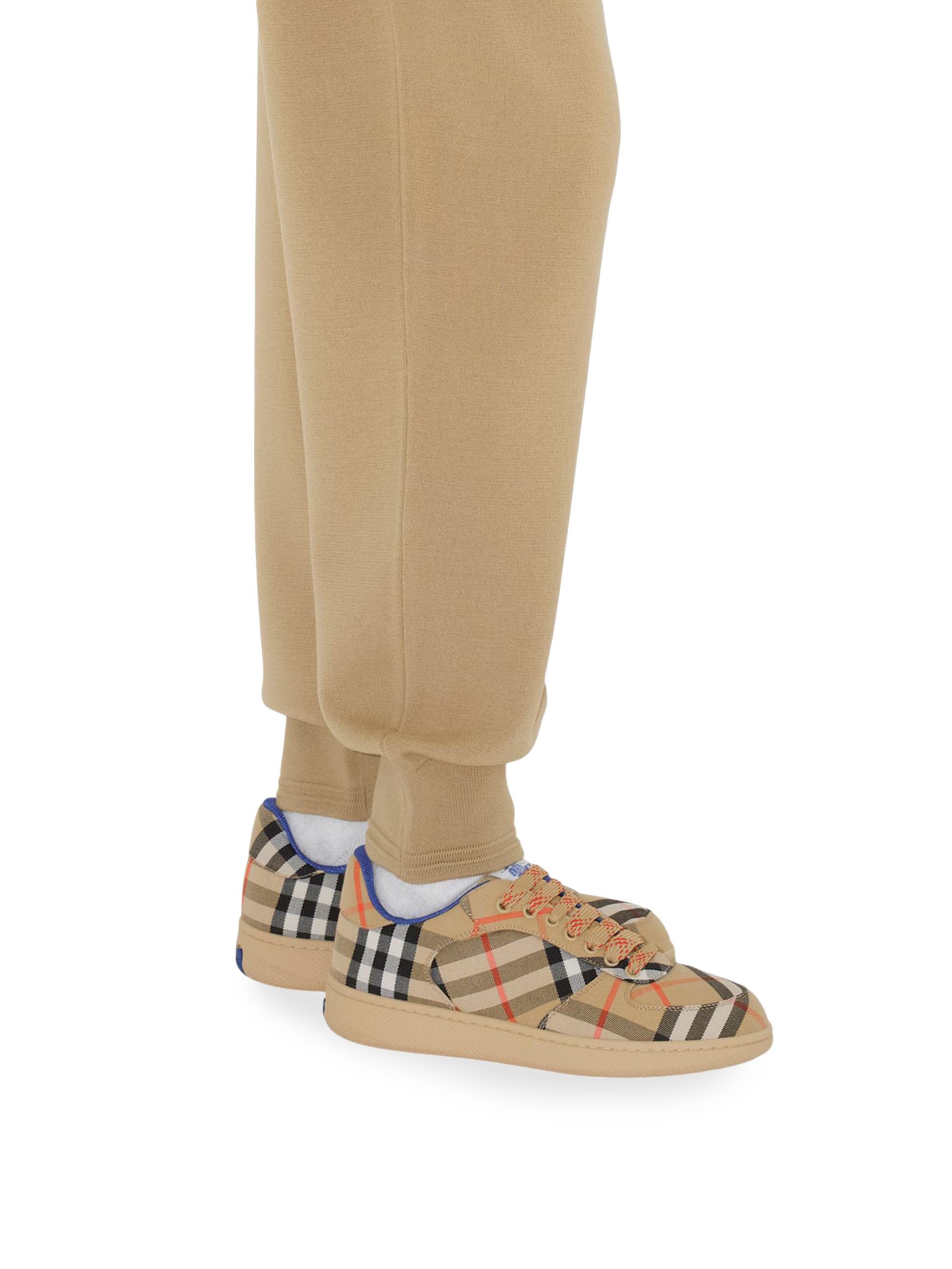 Burberry Check Terrace Cotton-Blend Sneakers | Saks Fifth Avenue