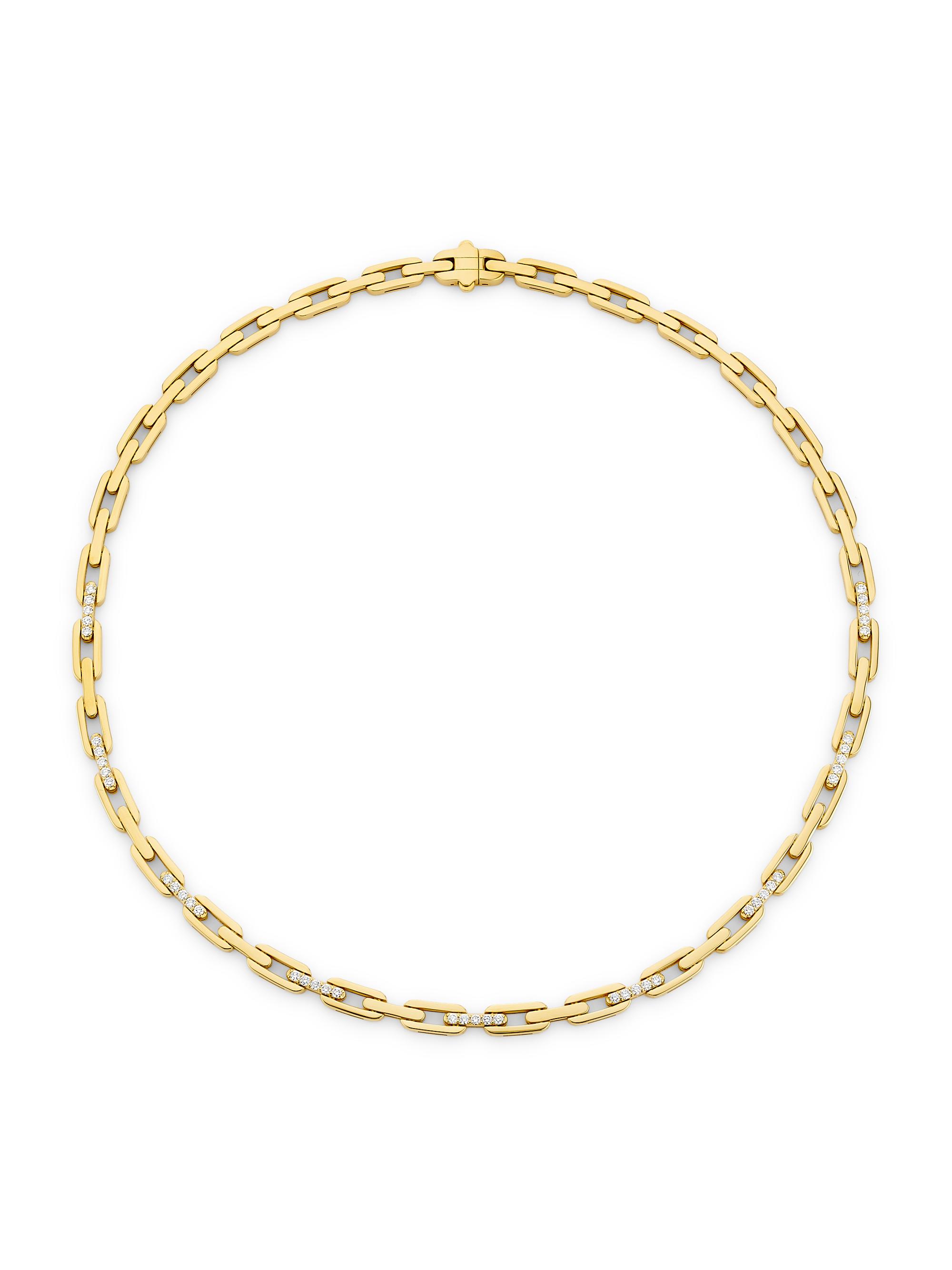 Roberto Coin Women's Navarra 18K Yellow Gold & 1.00 TCW Diamond Necklace - Yellow Gold