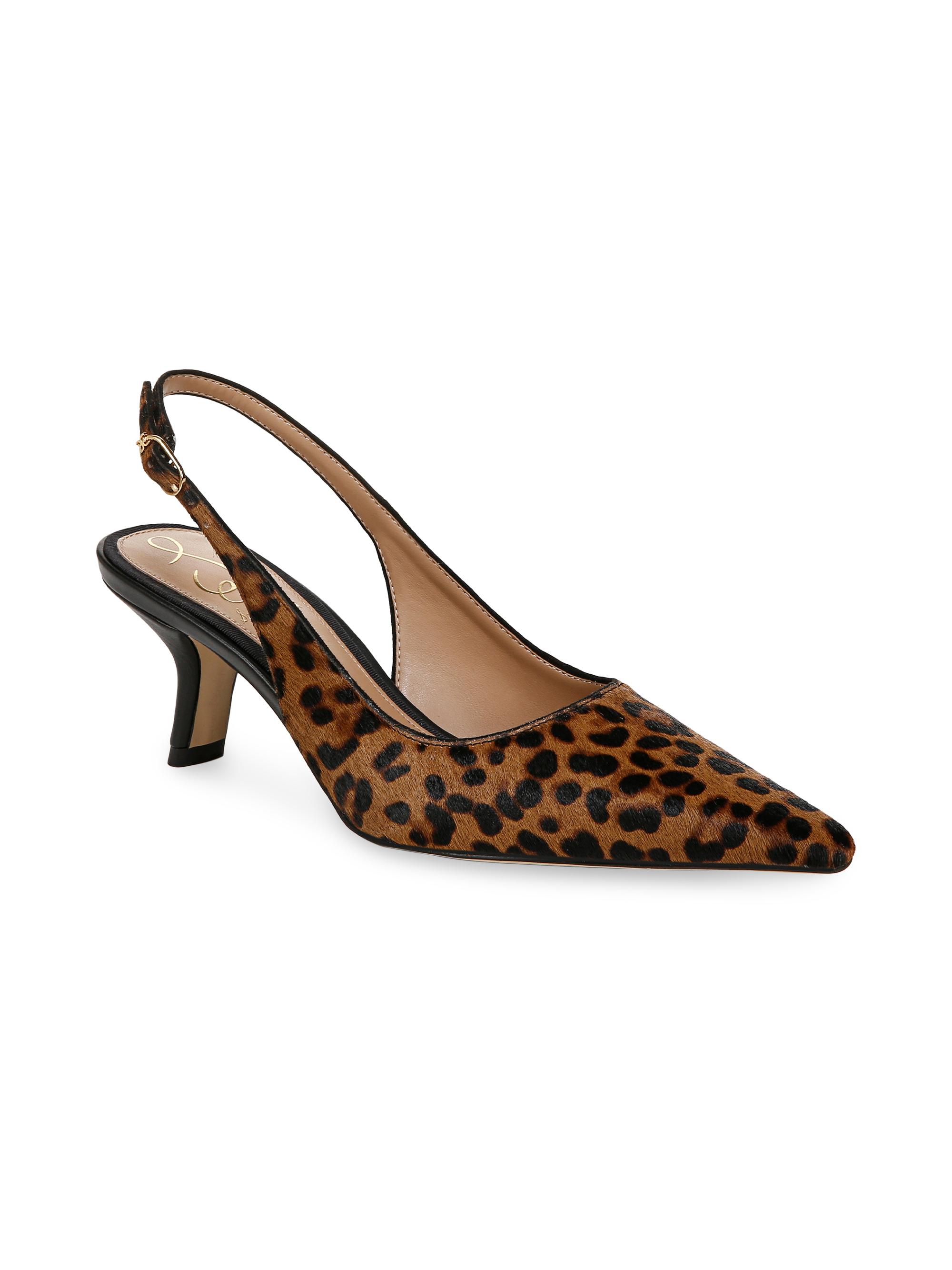 Sam Edelman Bianka 65MM Leopard-Print Slingback Pumps | Saks Fifth