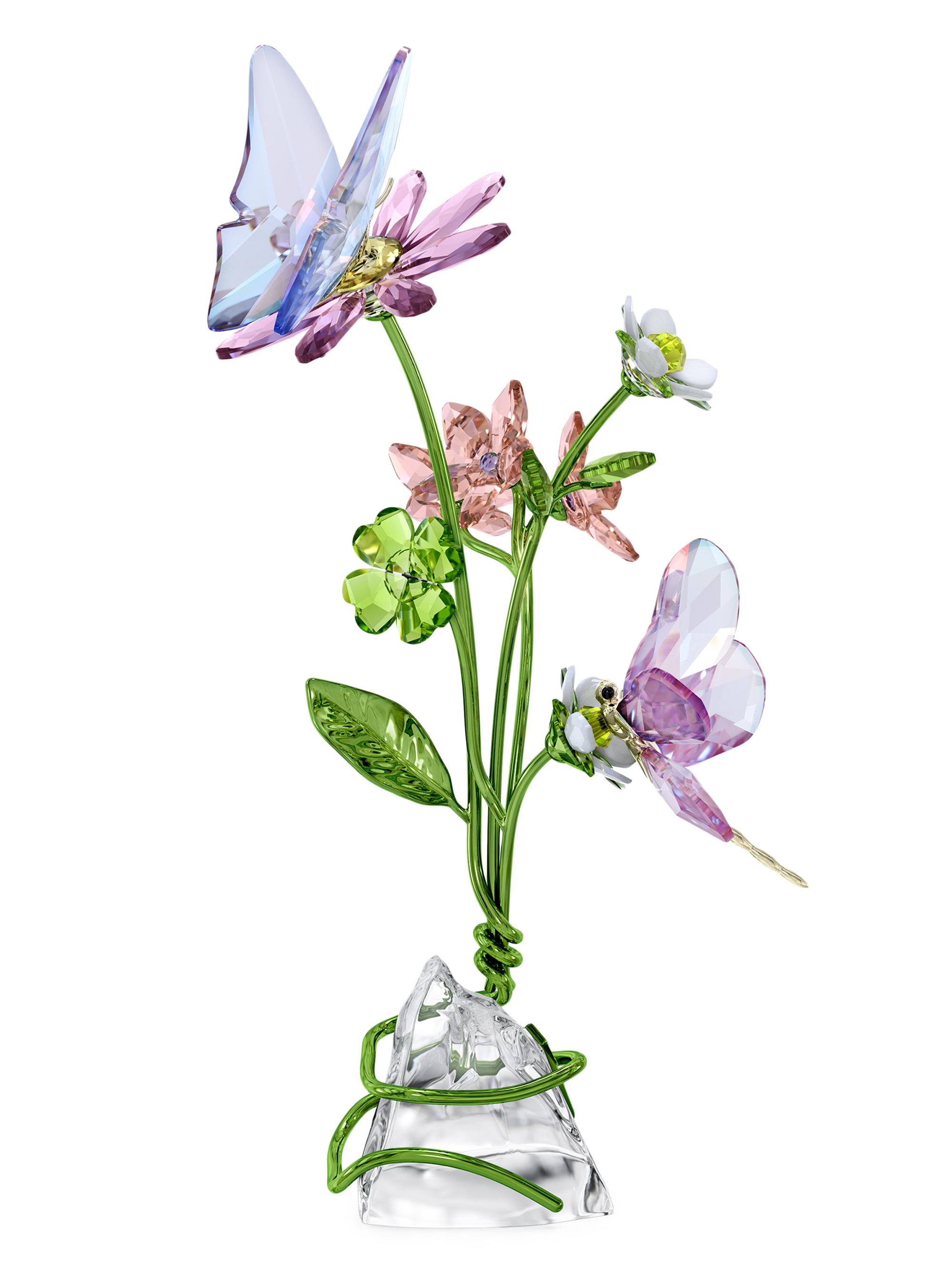 Swarovski Idyllia Butterfly & Flowers Crystal Figurine | Saks