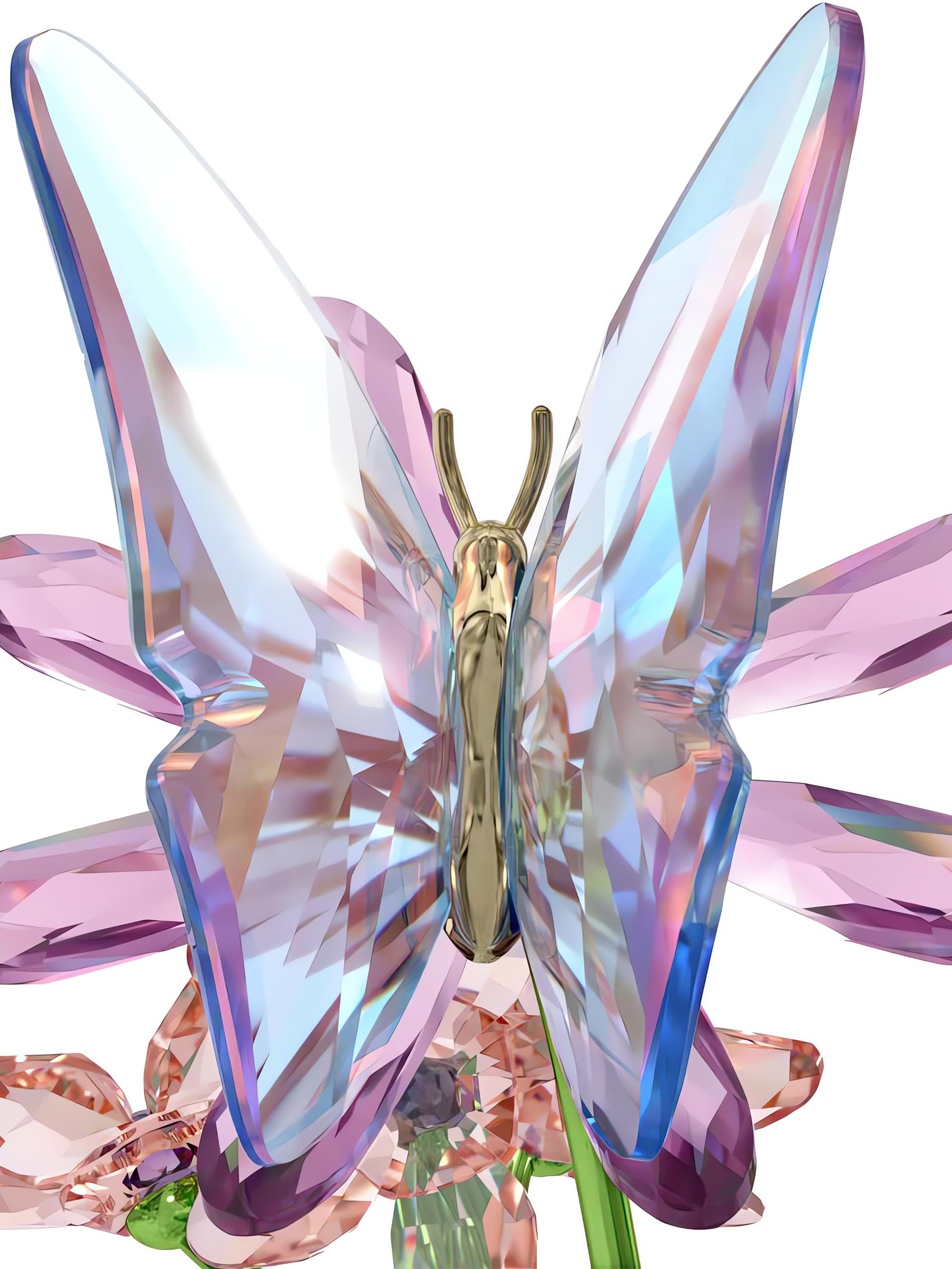 Swarovski Idyllia Butterfly & Flowers Crystal Figurine | Saks