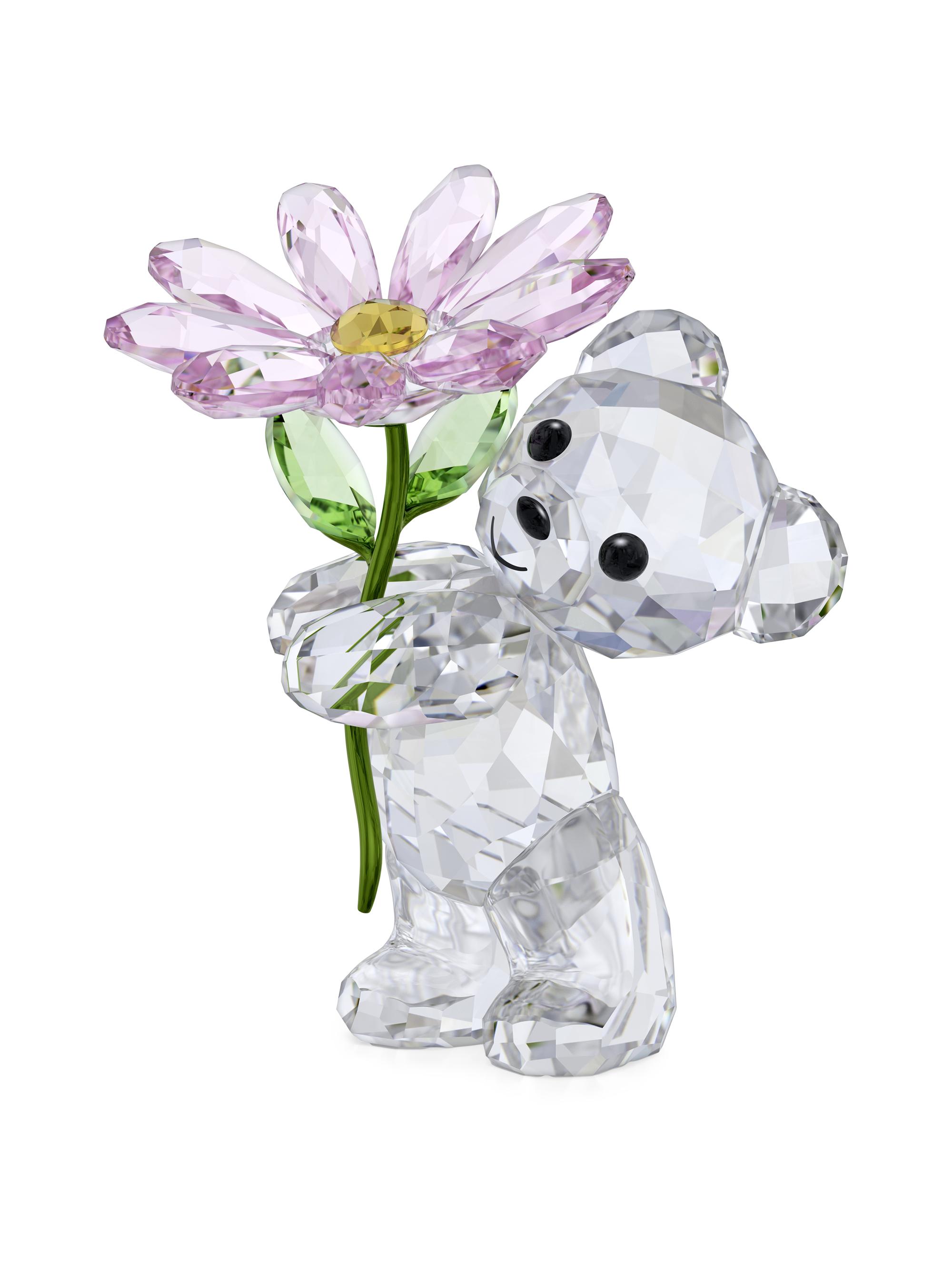 Swarovski Kris Bear A Daisy For You Crystal Figurine