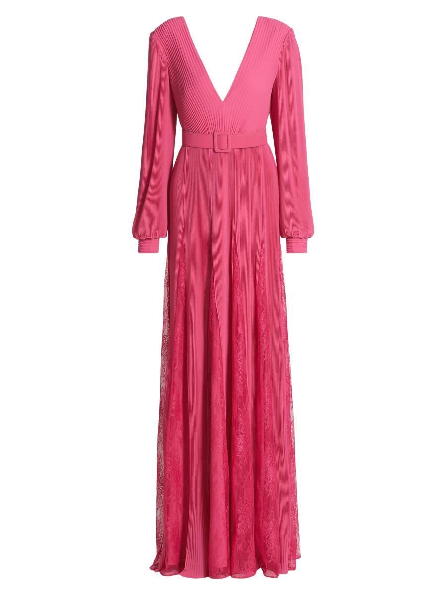 Badgley Mischka☆定価＄1100 淡ピンクフェザーチュールドレス 0400020983174?wid=900