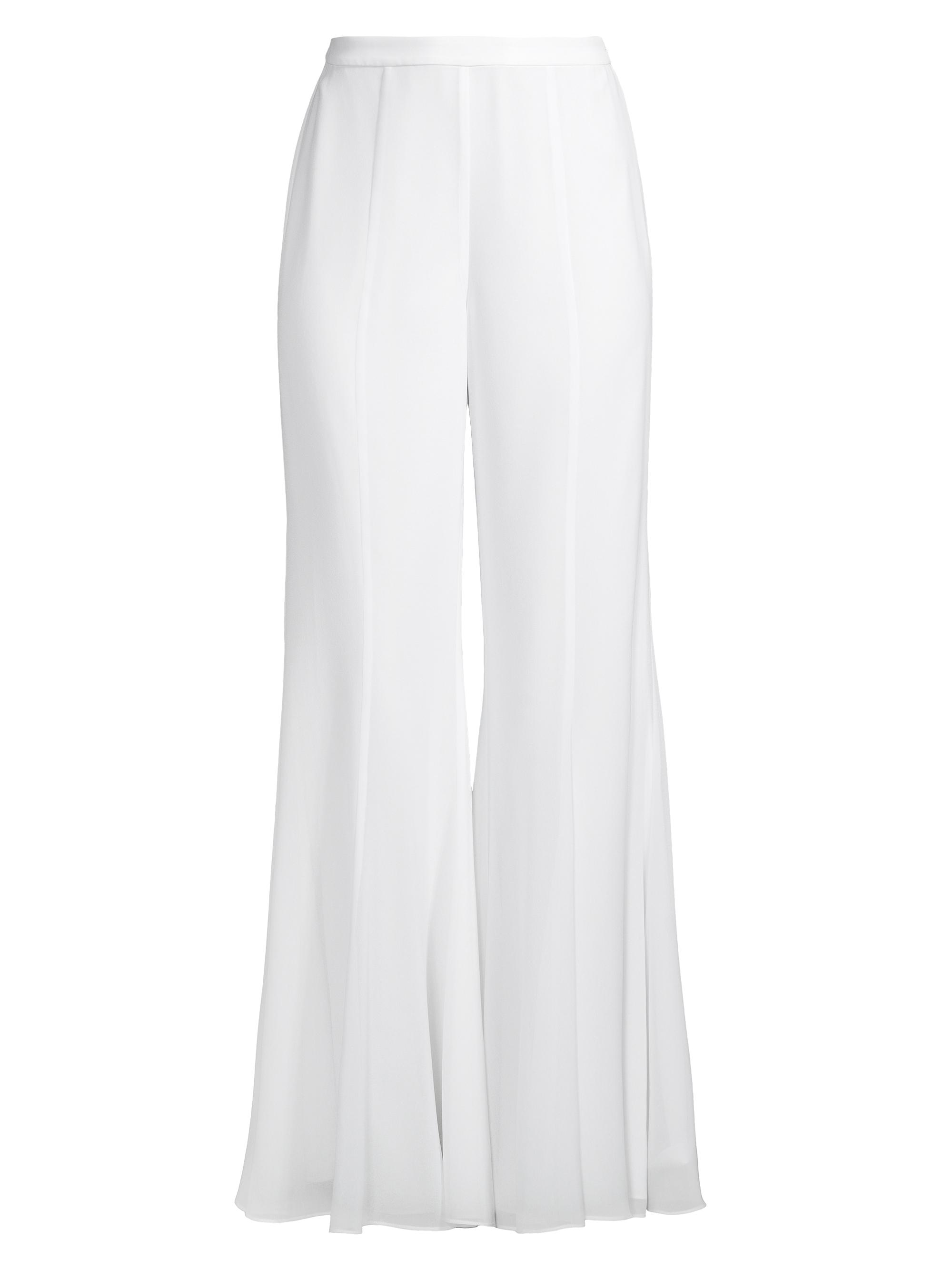 Ungaro Women's Crepe Chiffon Flared Pants - White