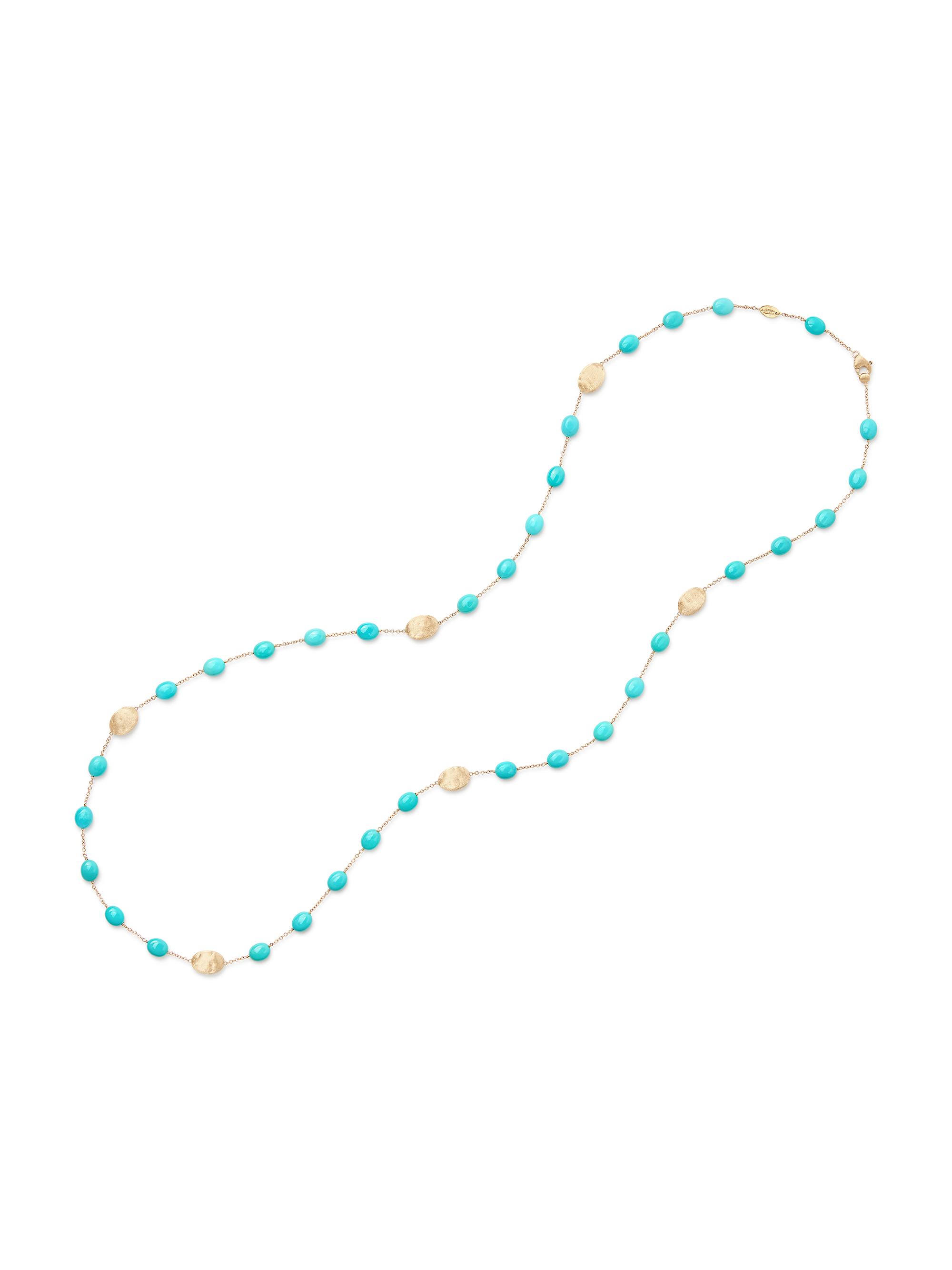 Marco Bicego Women's Siviglia 18K Yellow Gold & Turquoise Long Necklace - Yellow Gold