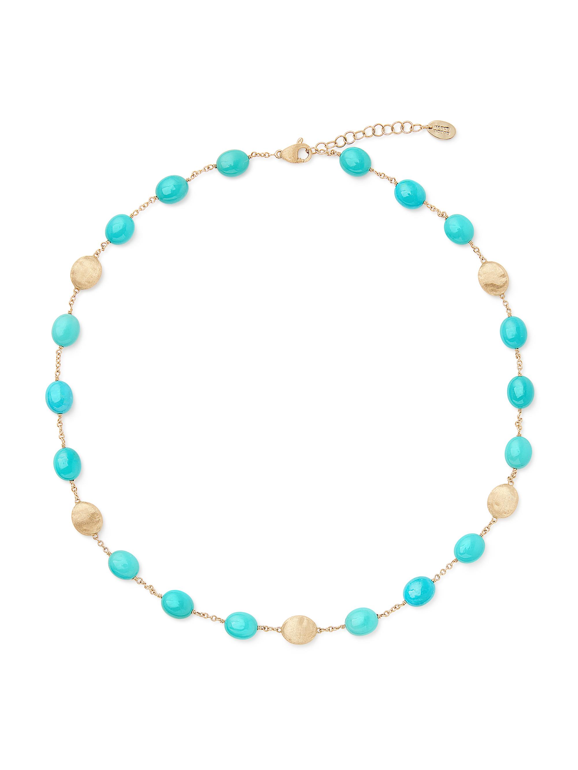 Marco Bicego Women's Siviglia 18K Yellow Gold & Turquoise Collar Necklace - Yellow Gold