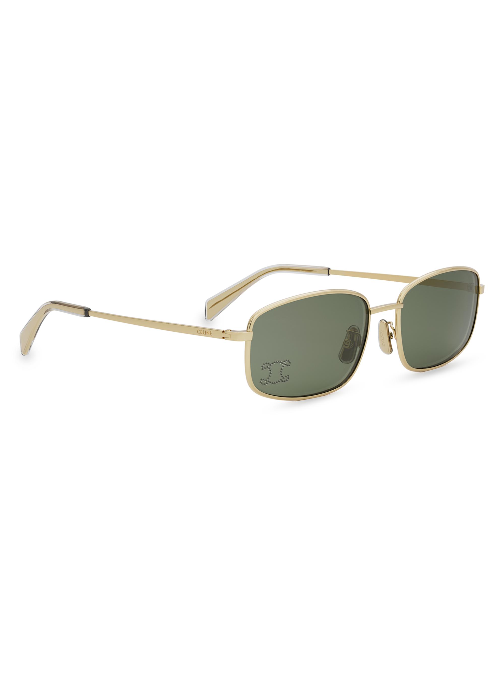 CELINE Triomphe 60MM Rectangular Sunglasses | Saks Fifth Avenue