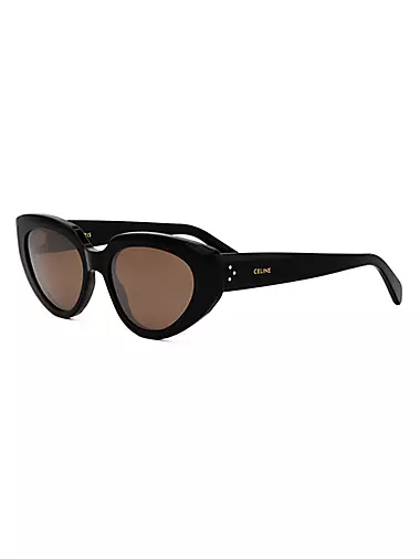 Bold 3 Dots 54MM Cat-Eye Sunglasses