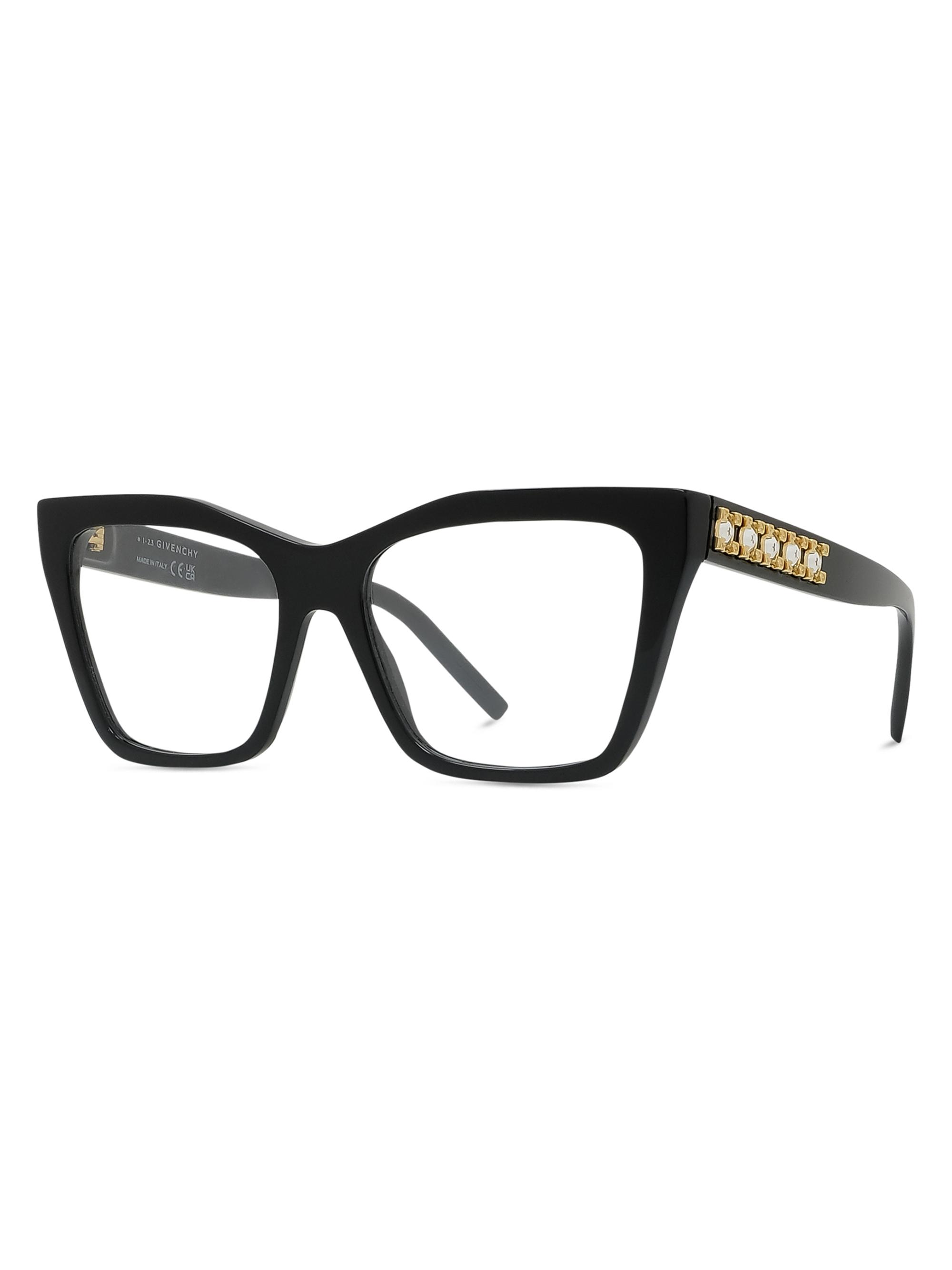 Givenchy Women's 51MM Rectangular Eyeglasses - Black