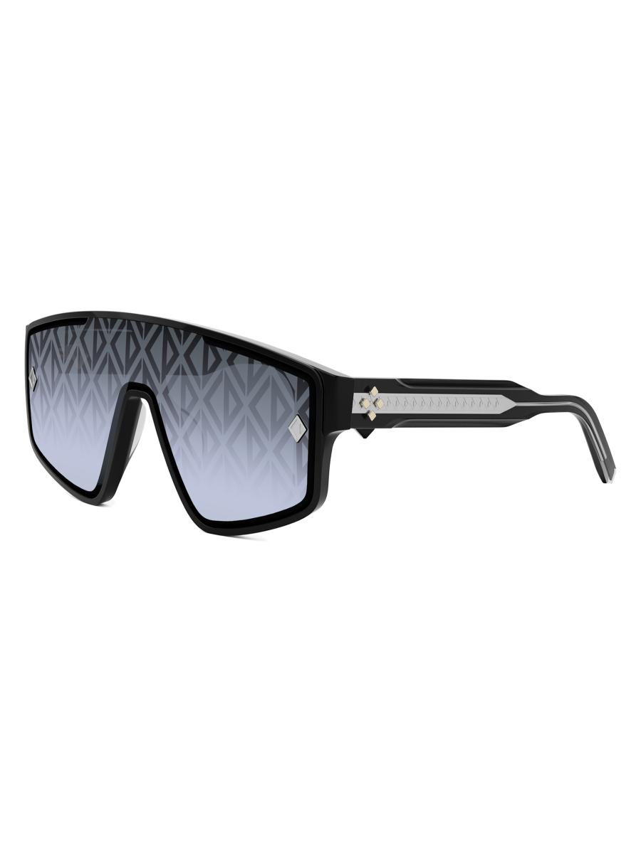 DIOR CD チェン M1U スクエアフレム サンクラス CDCHAINM1U B0B0 CD Chain M1U Gradient Purple-to-Fuchsia Square Sunglasses | DIOR