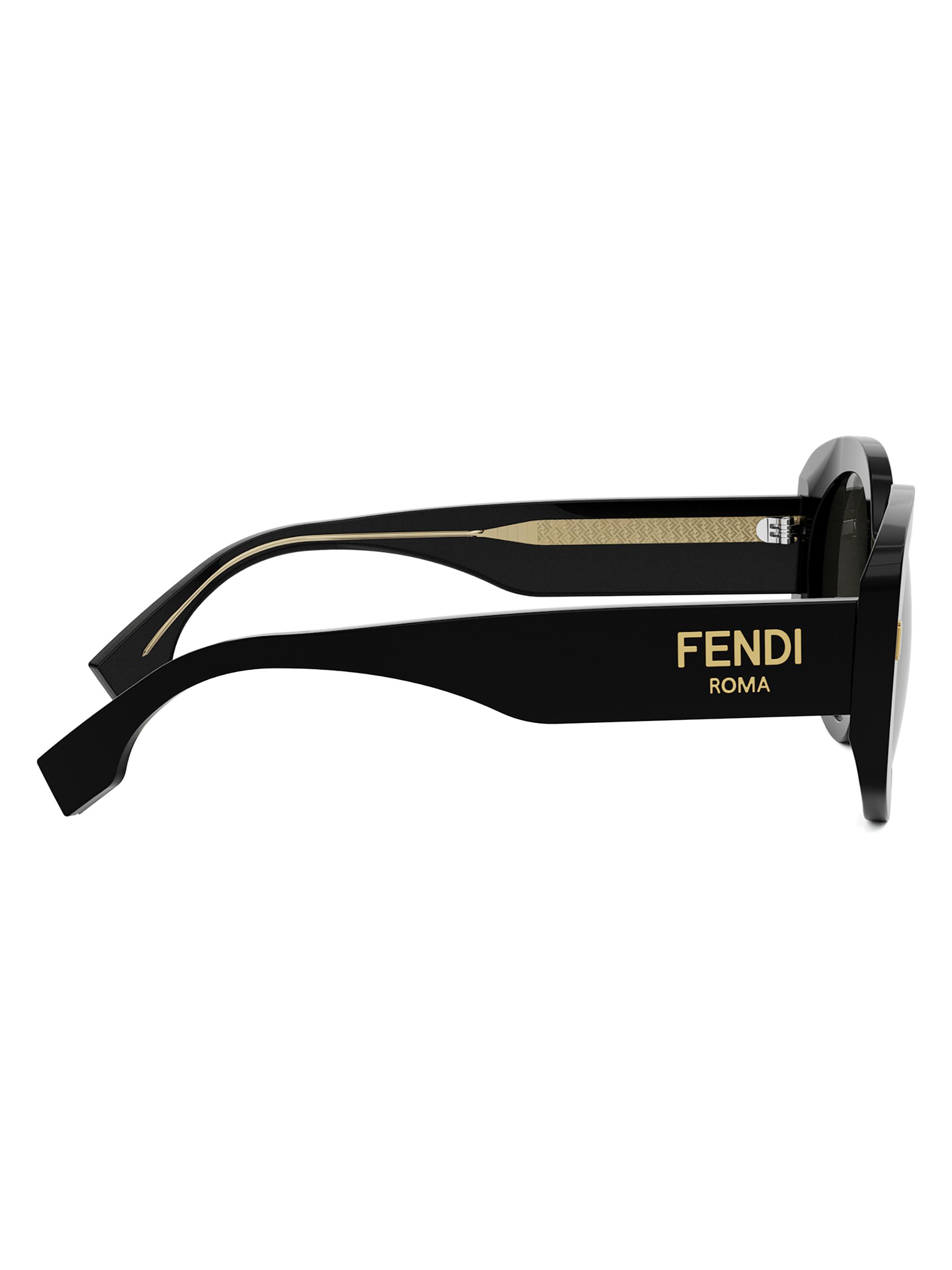 Fendi Roma 51MM Round Sunglasses | Saks Fifth Avenue