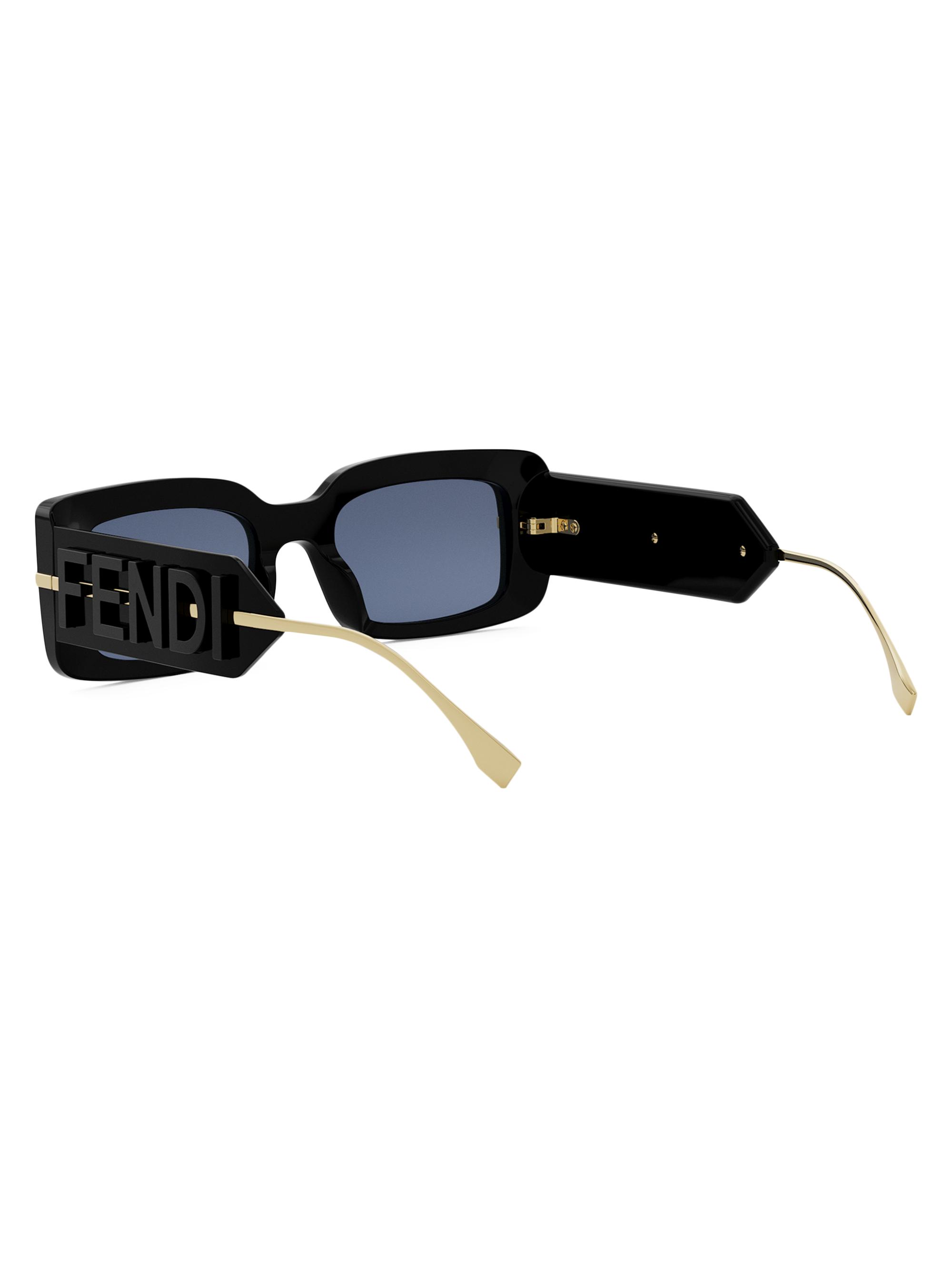 FendiGraphy 51MM Rectangular Sunglasses
