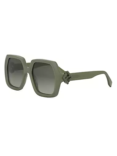 Diamond 53MM Geometric Sunglasses