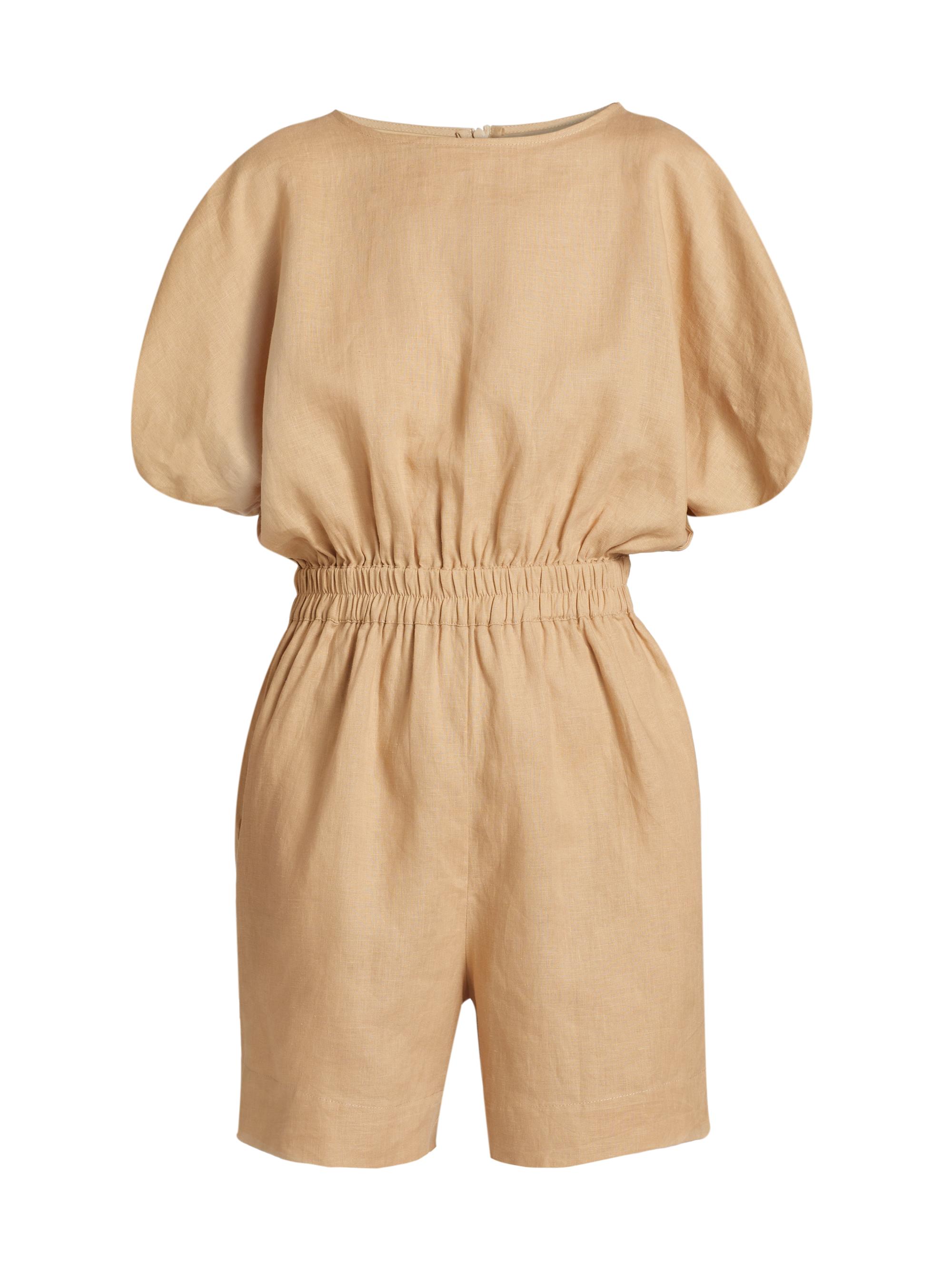 SWF Women's Rest & Relaxation Linen Romper - Rest And Reset