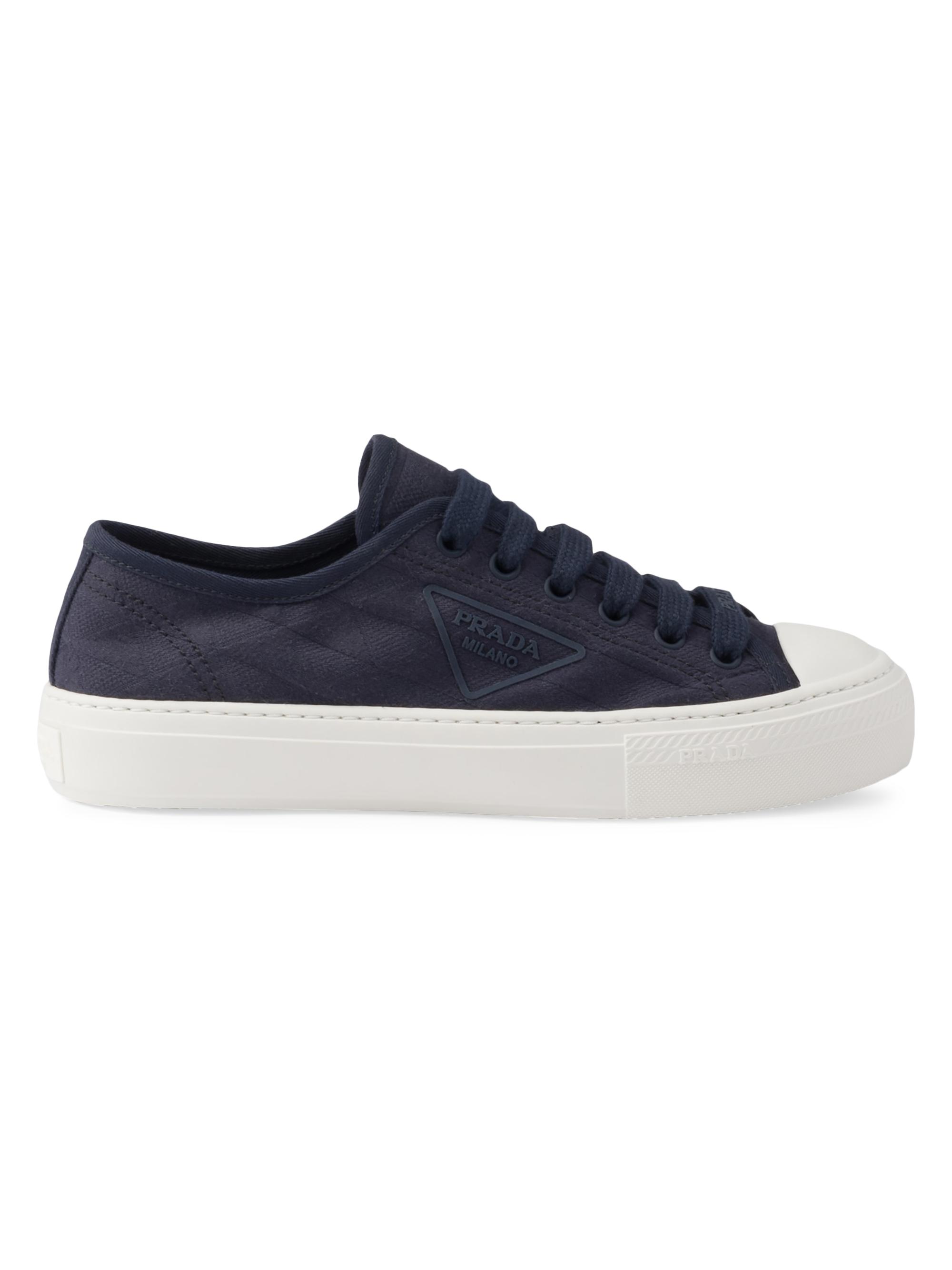 Prada Women's Fabric Sneakers - Blue