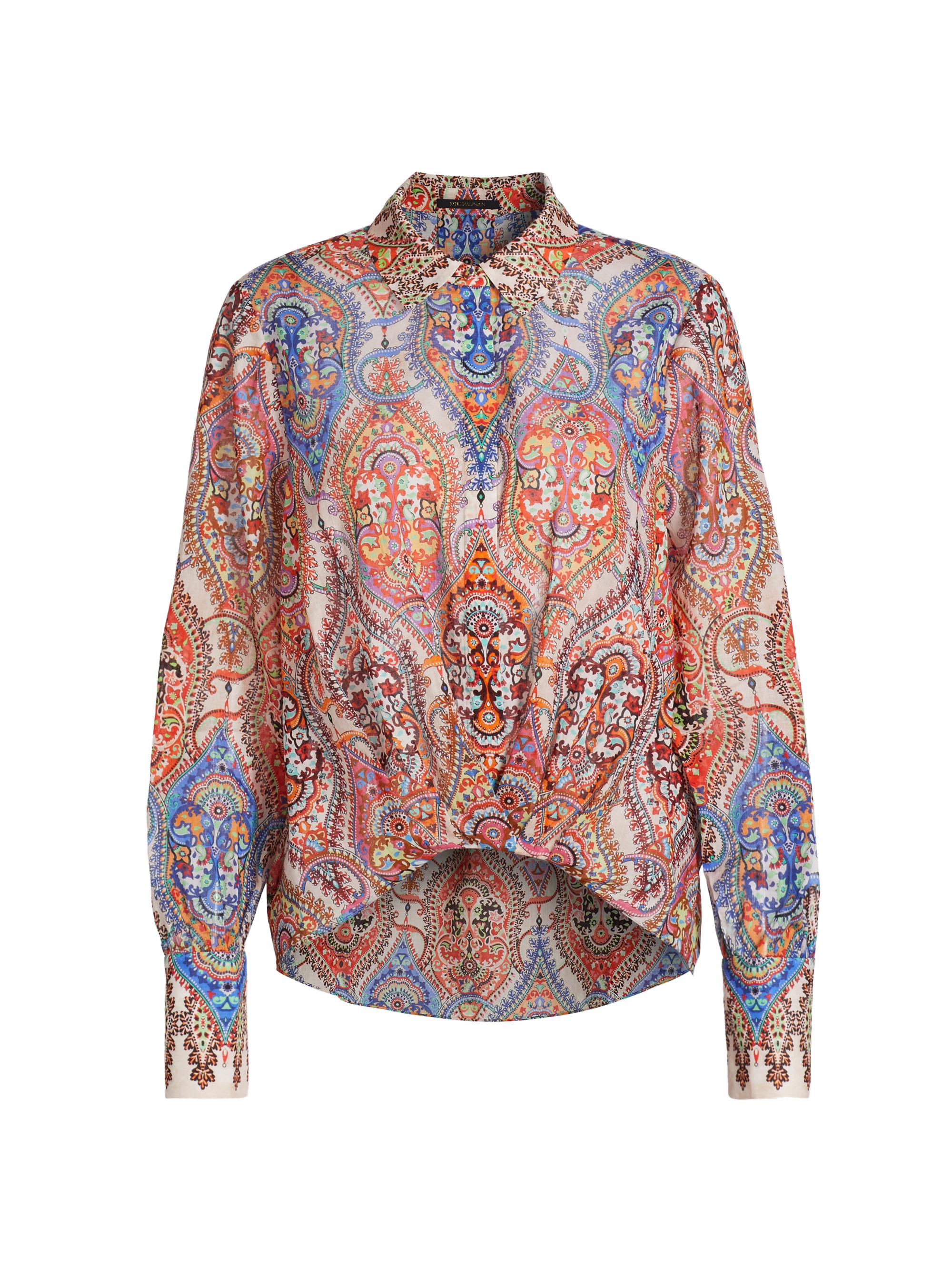 Kobi Halperin Women's Polly Printed Cotton Blouse - Canvas Multi