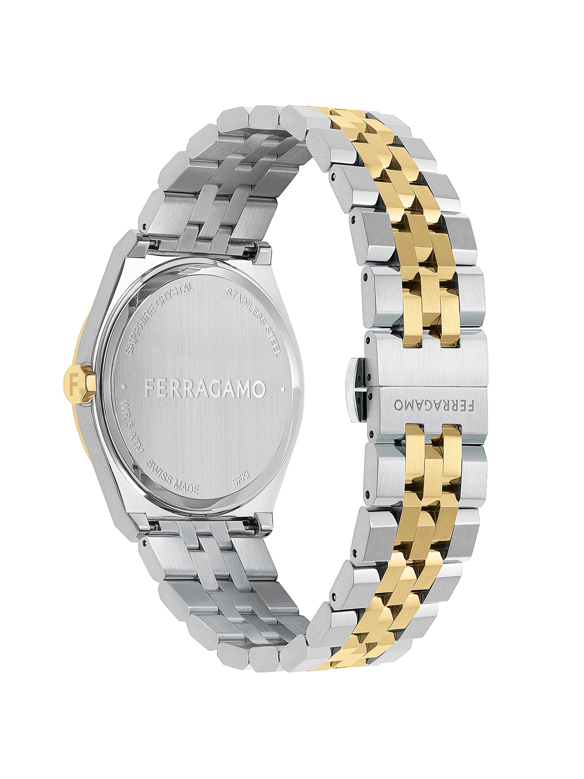 FERRAGAMO Vega New Stainless Steel Bracelet Watch/40MM | Saks