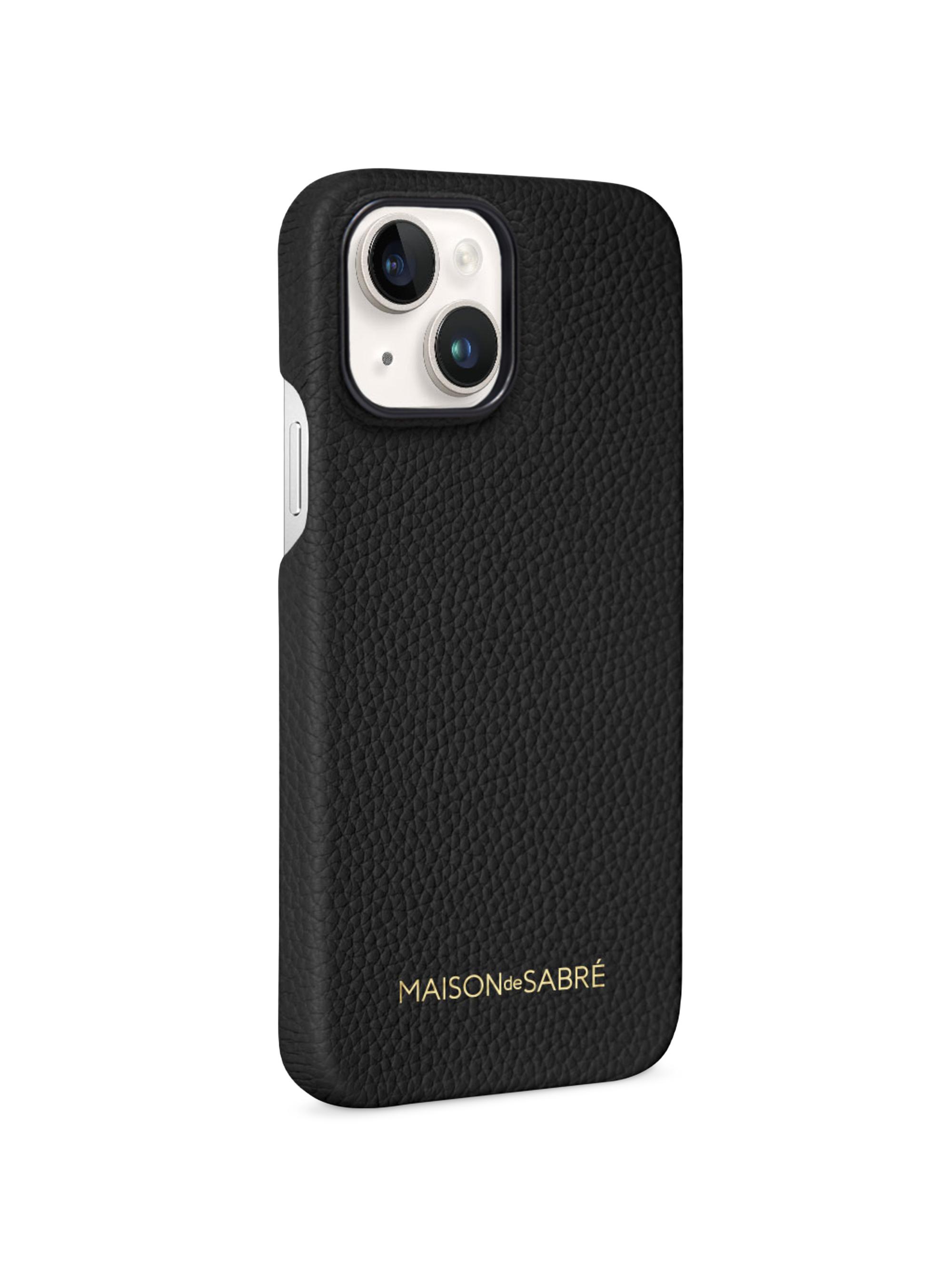 Maison de Sabre Leather Phone Case (iPhone 15) | Saks Fifth Avenue