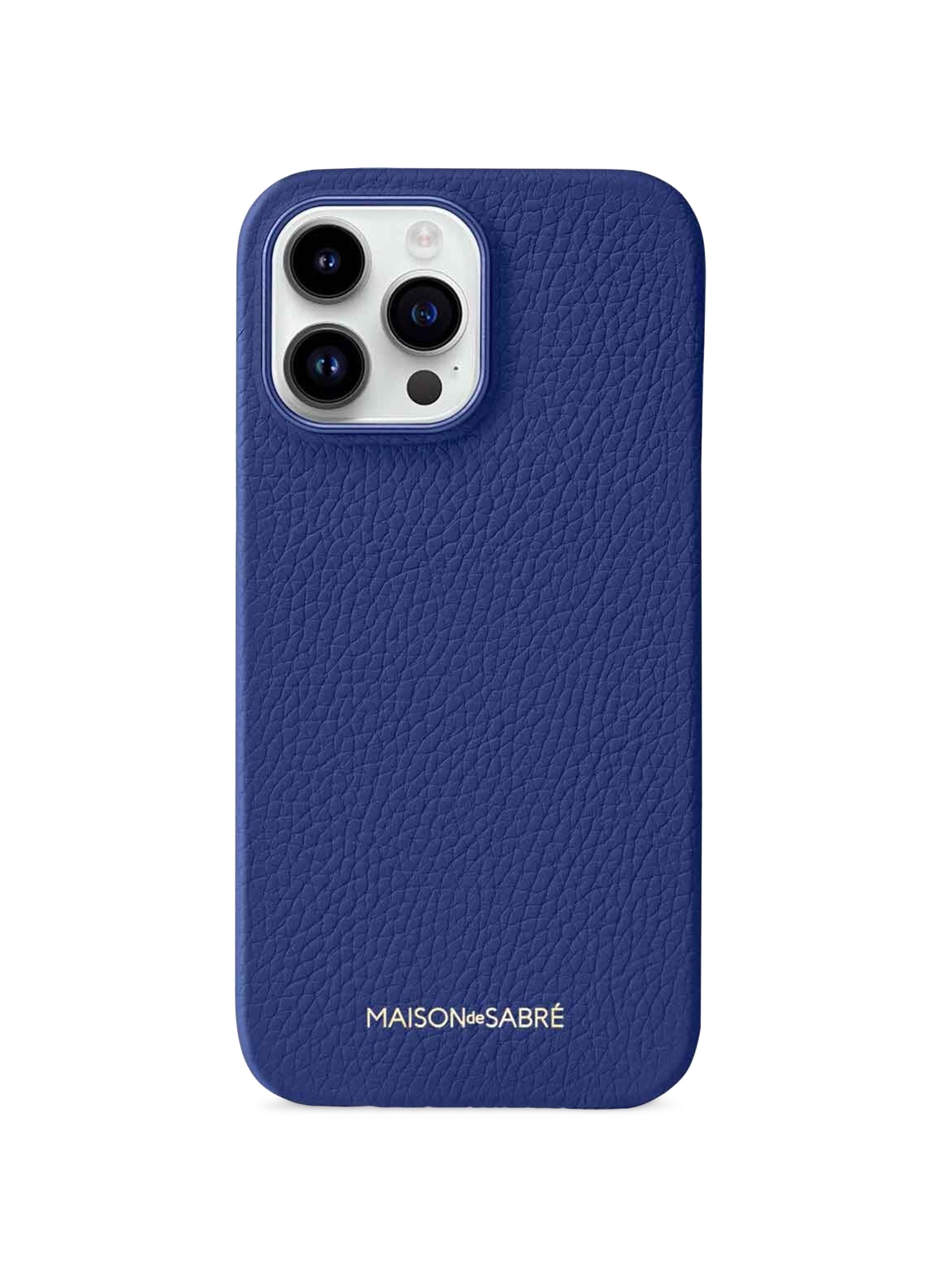 Maison de Sabre Leather Phone Case iPhone 15 Pro | Saks Fifth Avenue
