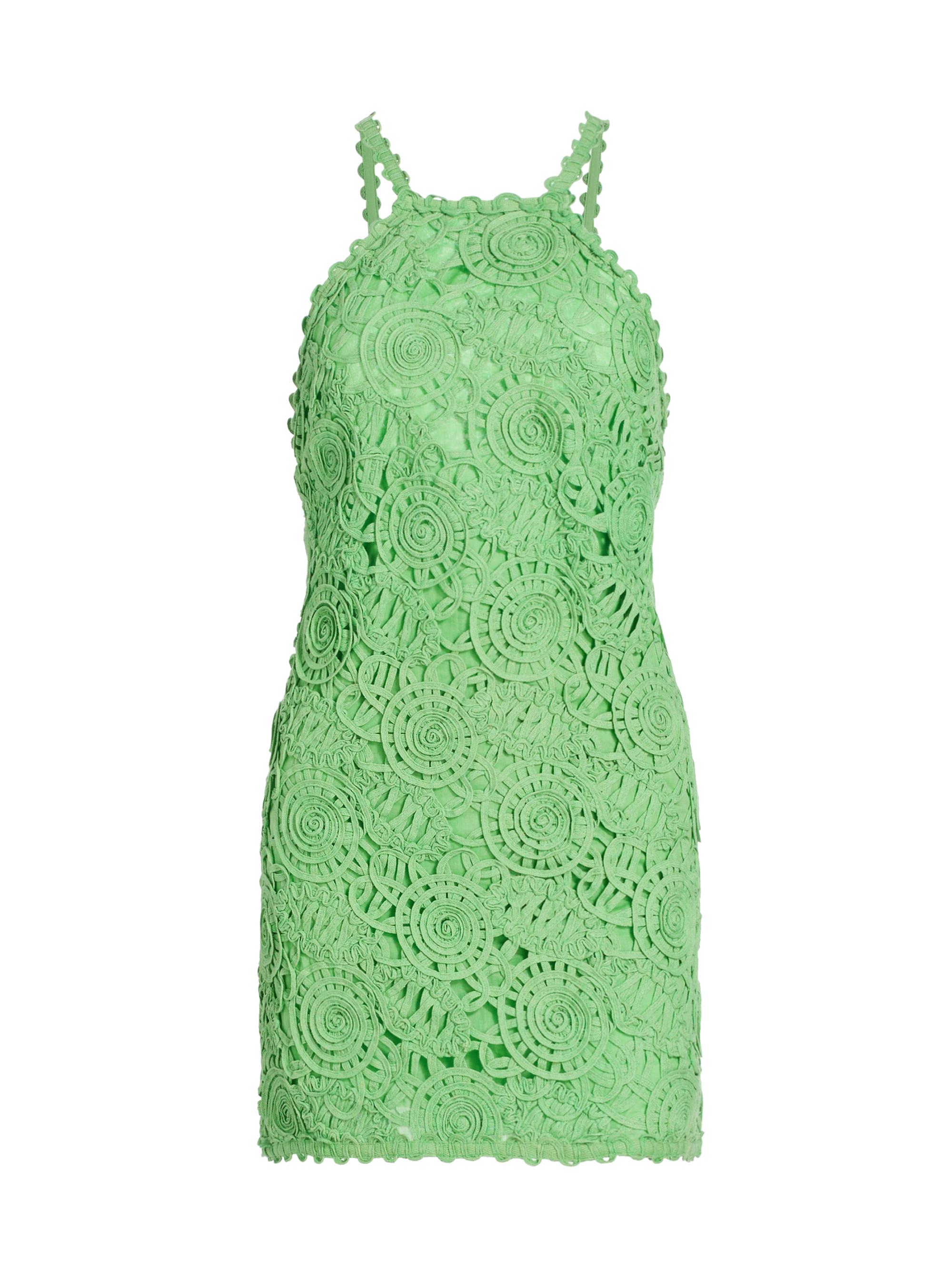 Amur Women's Calisa Cotton Textured Minidress - Kiwi