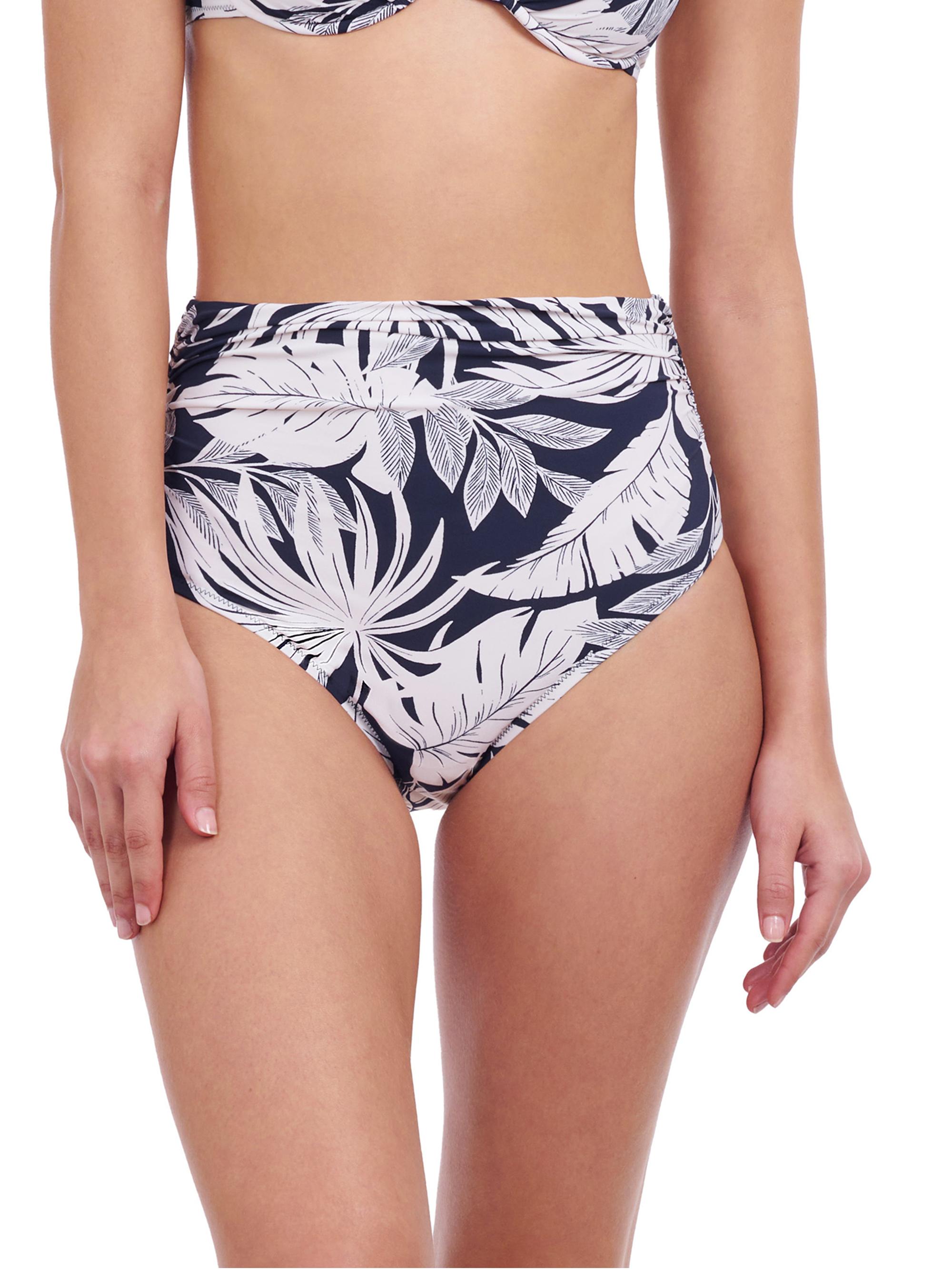 Gottex Swimwear Women's Malaya Floral Bikini Bottom - Navy White