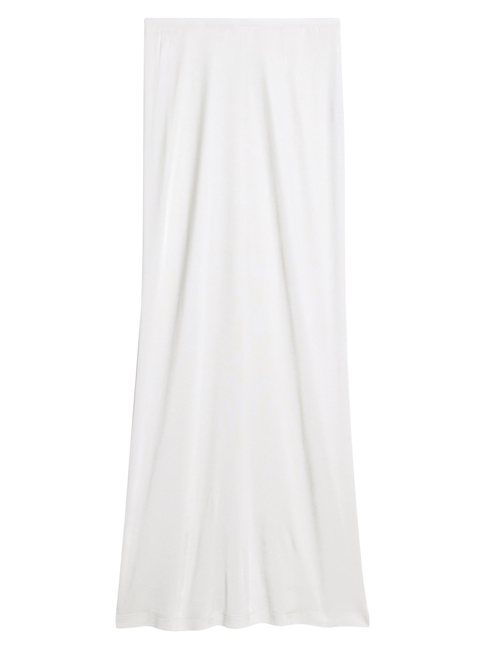 Helmut Lang Women's Fluid Jersey Maxi Skirt - Creme
