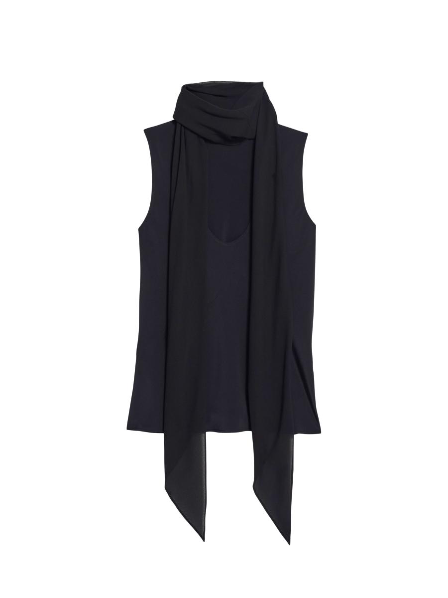 Helmut Lang Silk Sleeveless Scarf Top | Saks Fifth Avenue
