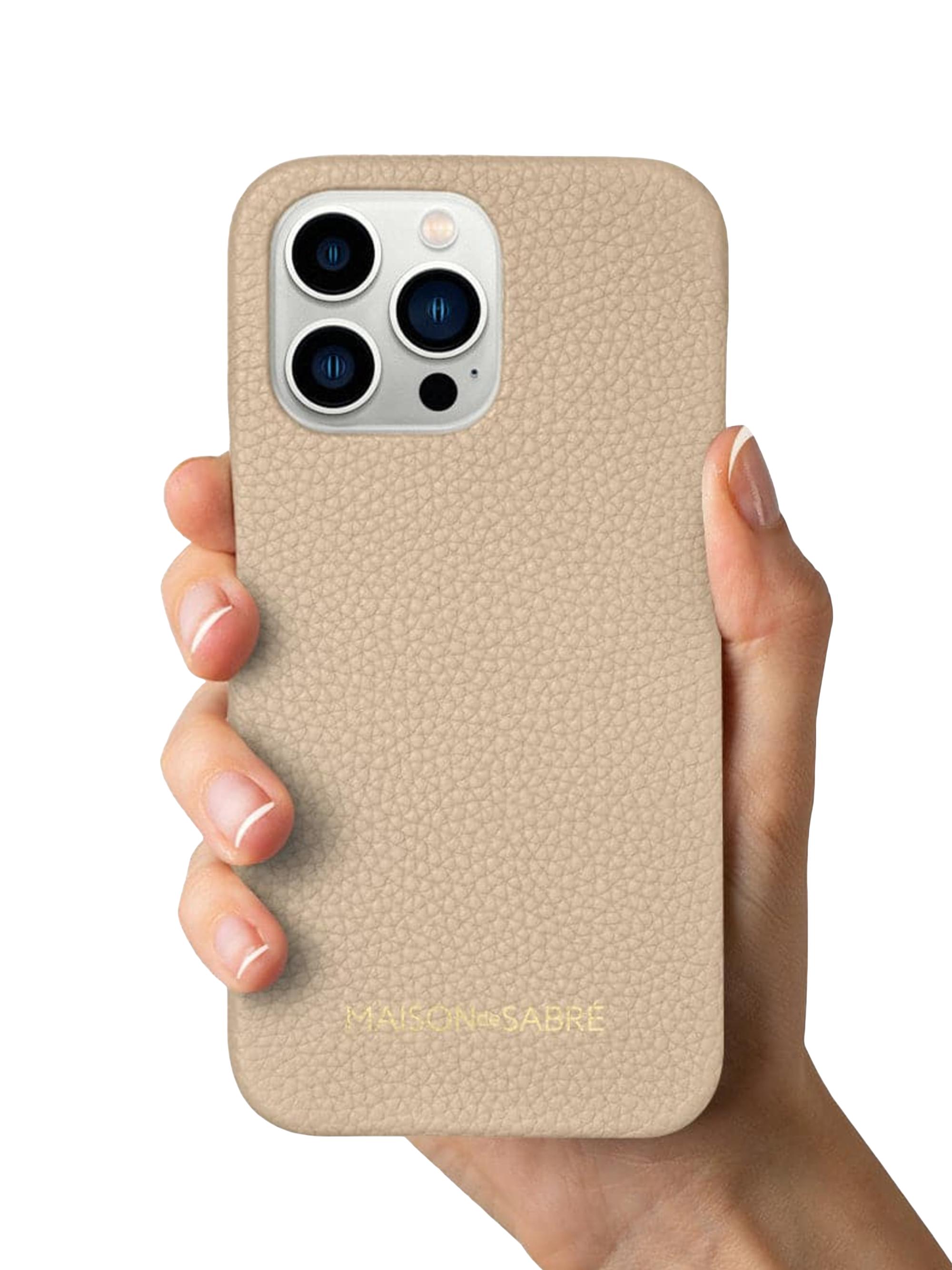 Maison de Sabre Leather Phone Case (iPhone 13 Pro) | Saks Fifth Avenue