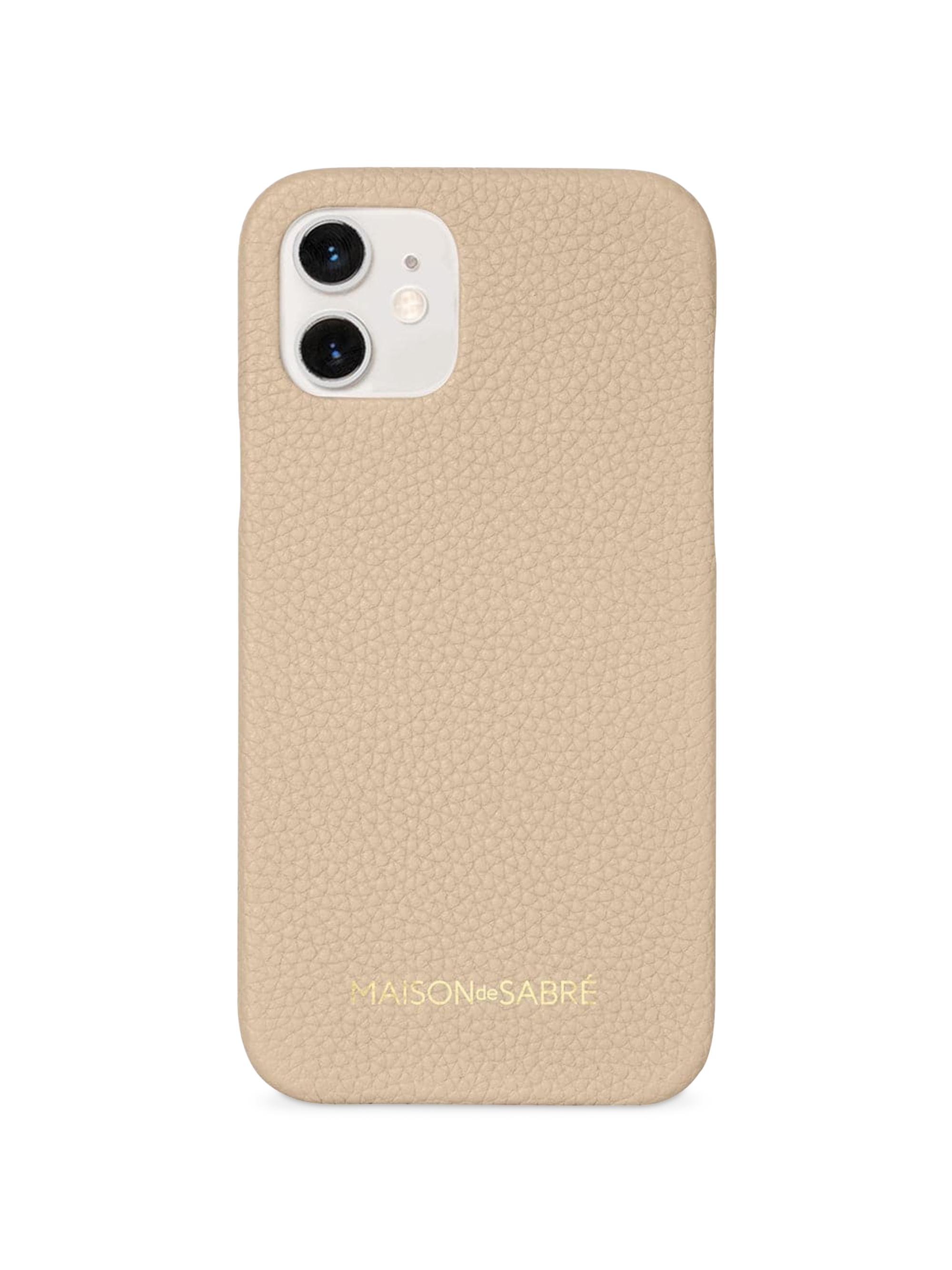 iPhoneアクセサリー Maison sabre iphone12promax case 0400020990992_SAHARANBEIGE?wid
