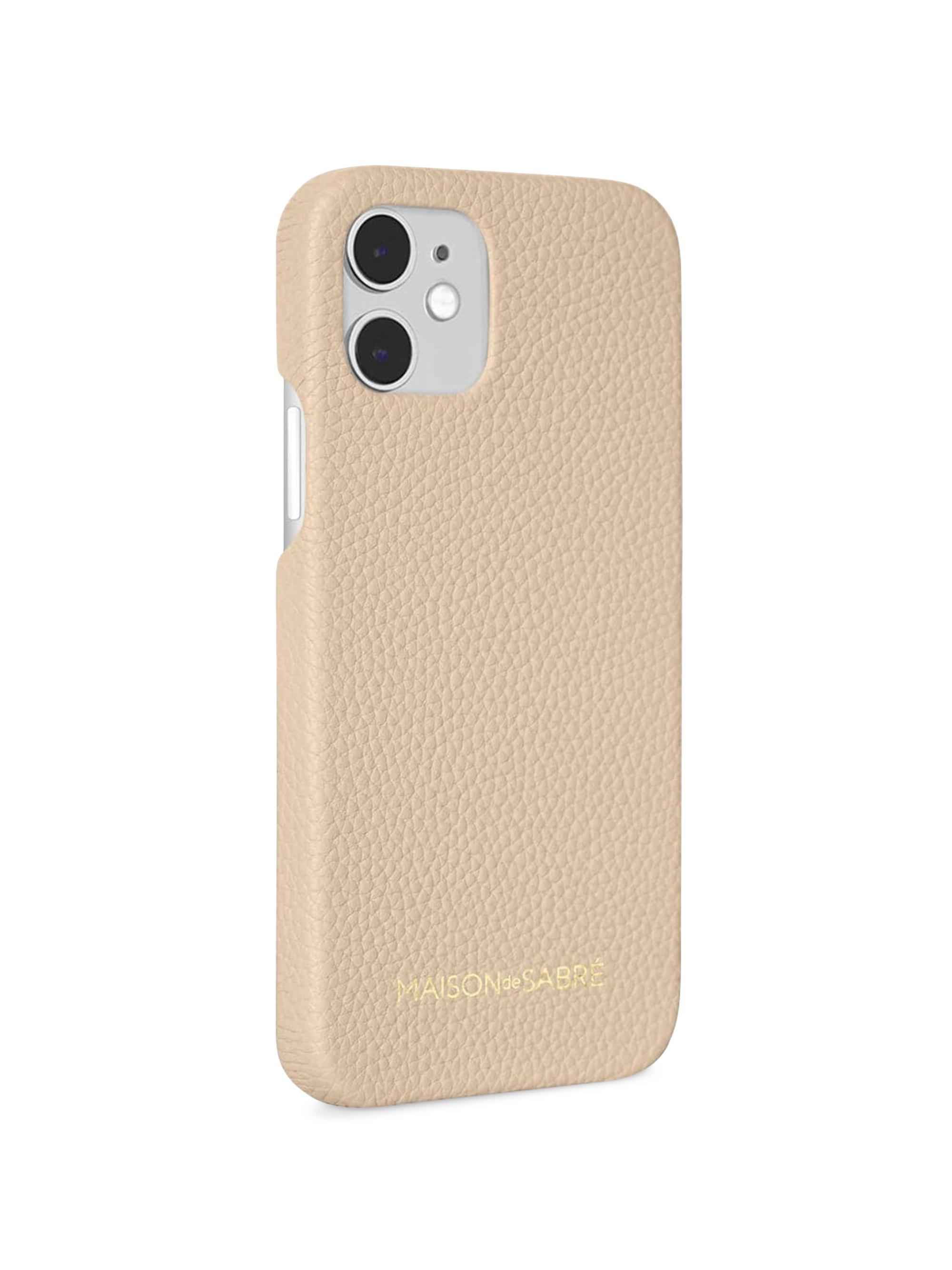 Maison de Sabre Leather Phone Case (iPhone 12) | Saks Fifth Avenue