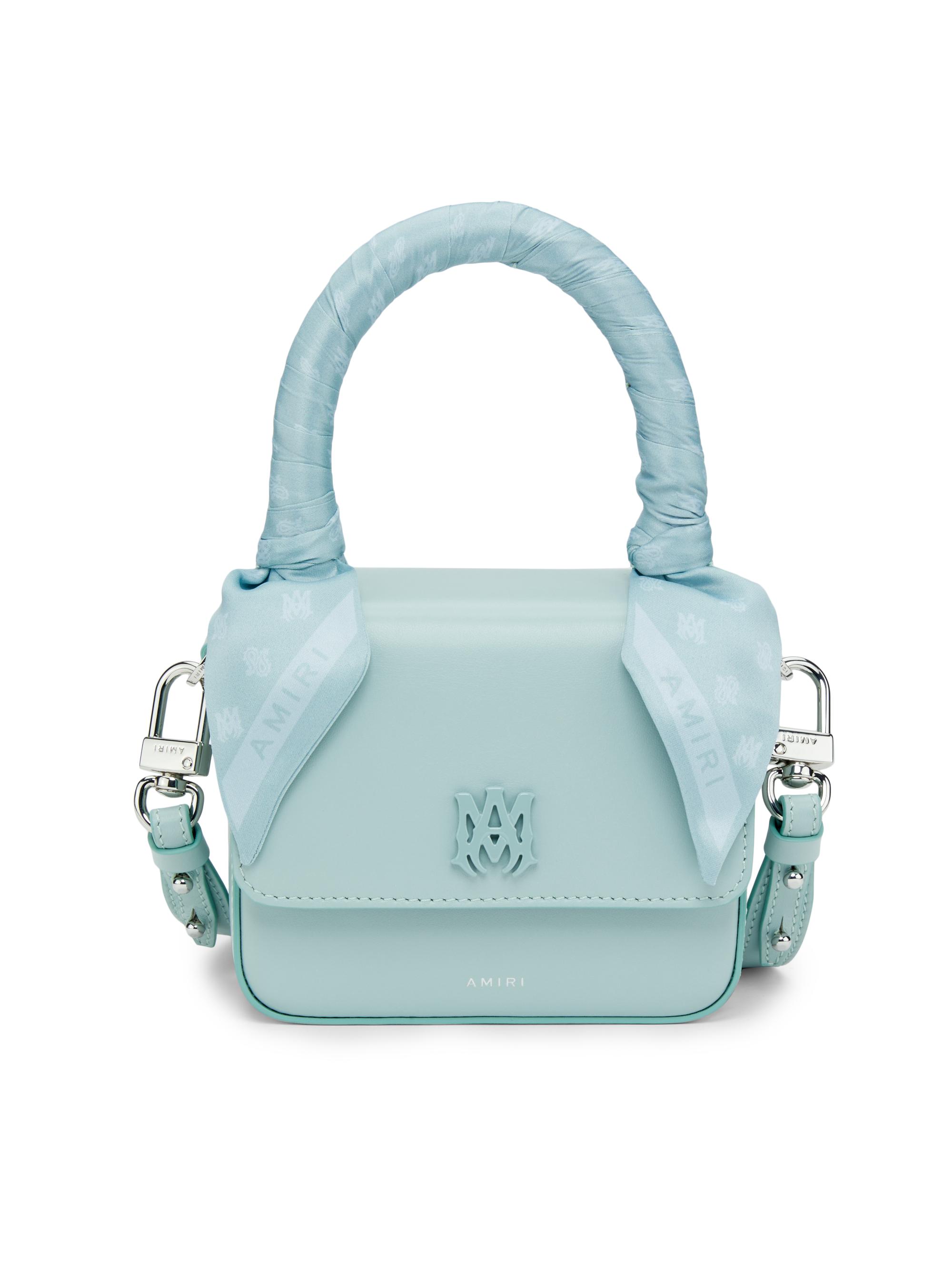 Amiri Women's Micro MA Leather Crossbody Bag - Mint