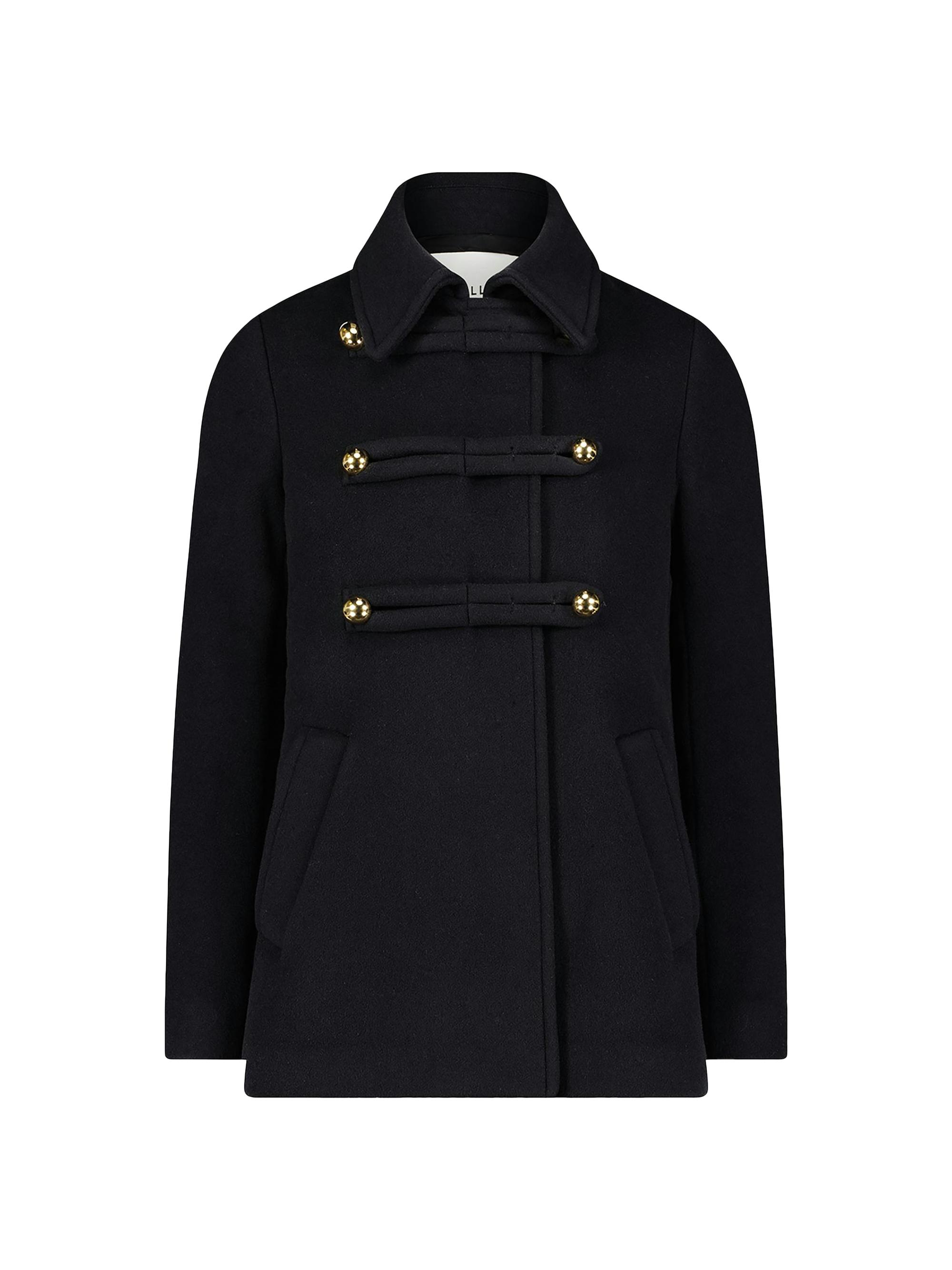 Callas Milano Women's Clara - Double-Face Virgin Wool Peacoat - Black