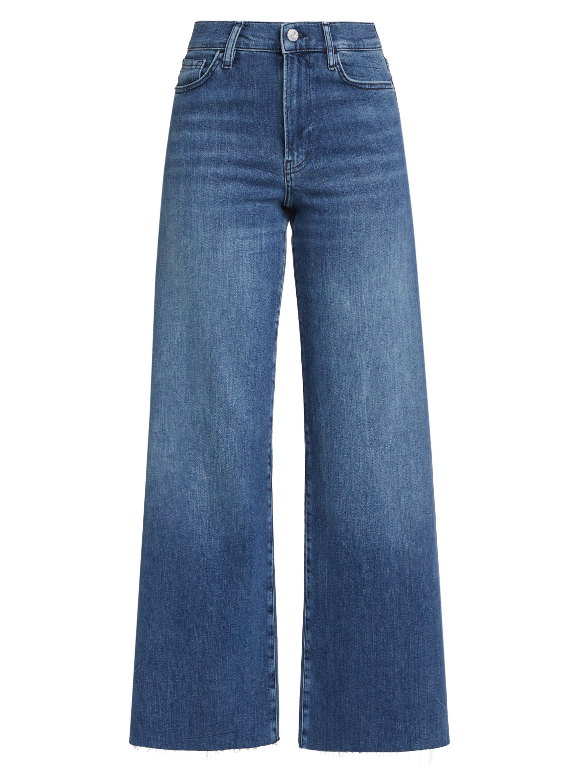 Frame Women's Le Slim Palazzo Raw-Edge Jeans - Crossings