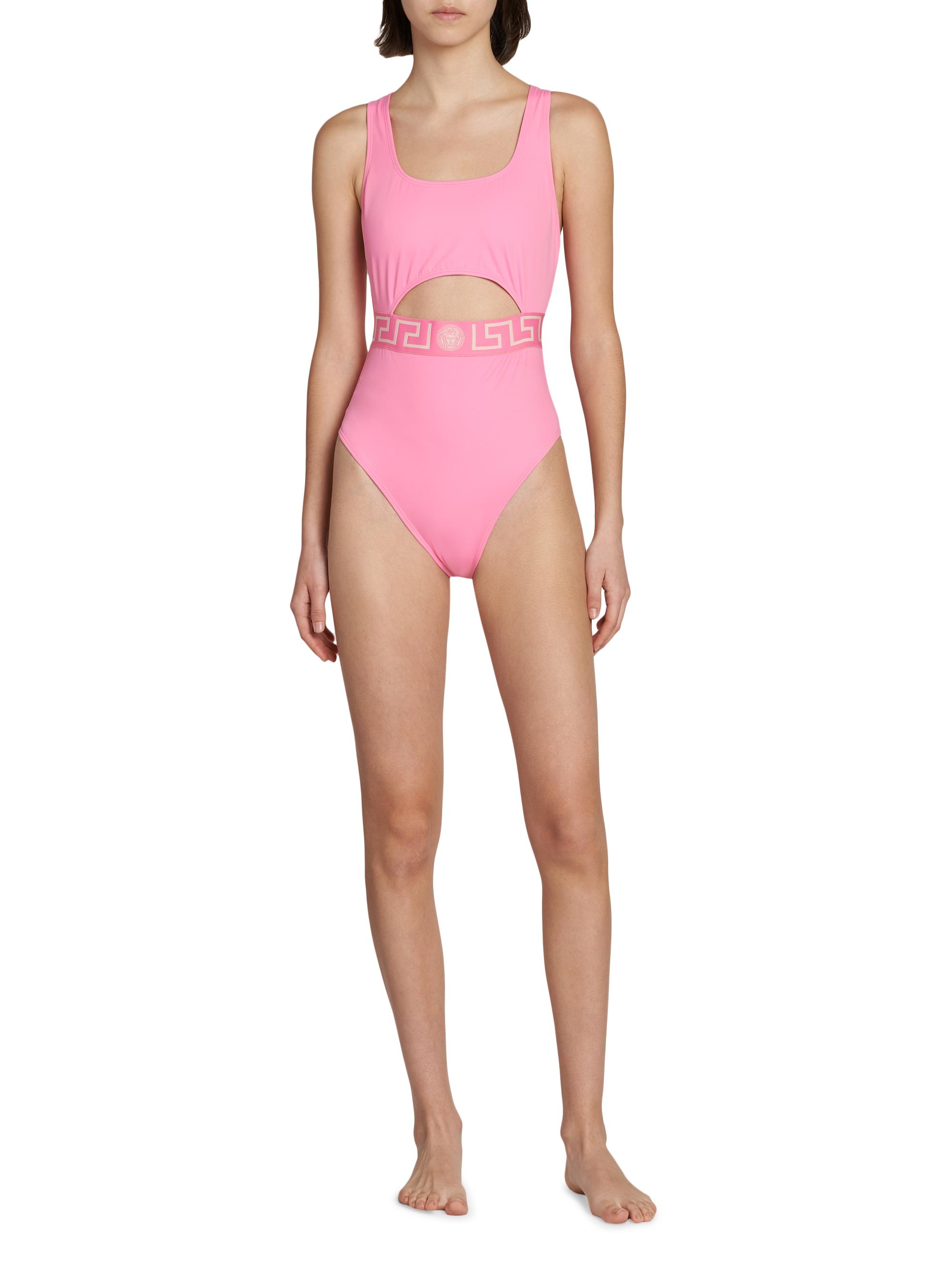 Greek Key Medusa One-Piece Swimsuit