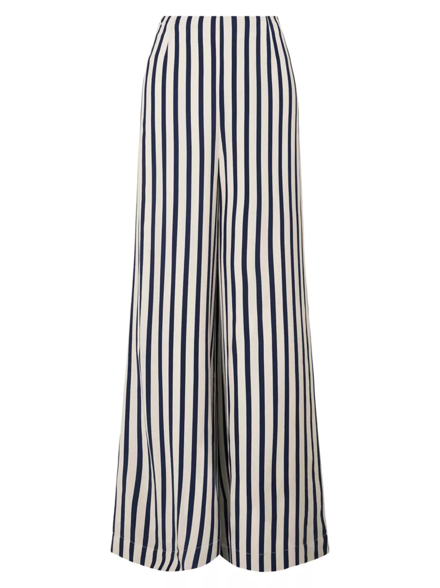 お得セット Shop Staud Luke Striped Wide-Leg Pants | Saks Fifth Avenue パンツ