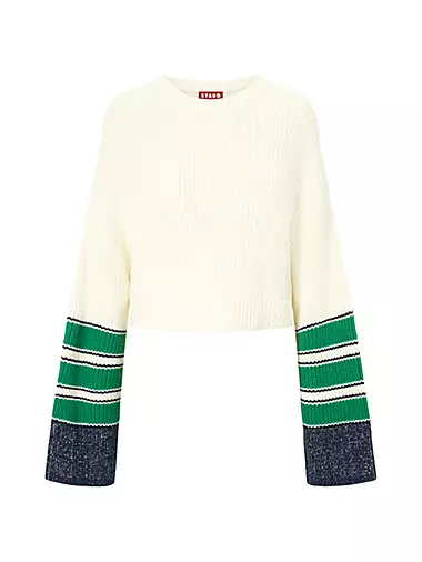 Cliff Striped Cotton-Blend Sweater