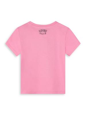 Kenzo Kids logo-print check shirt - Neutrals