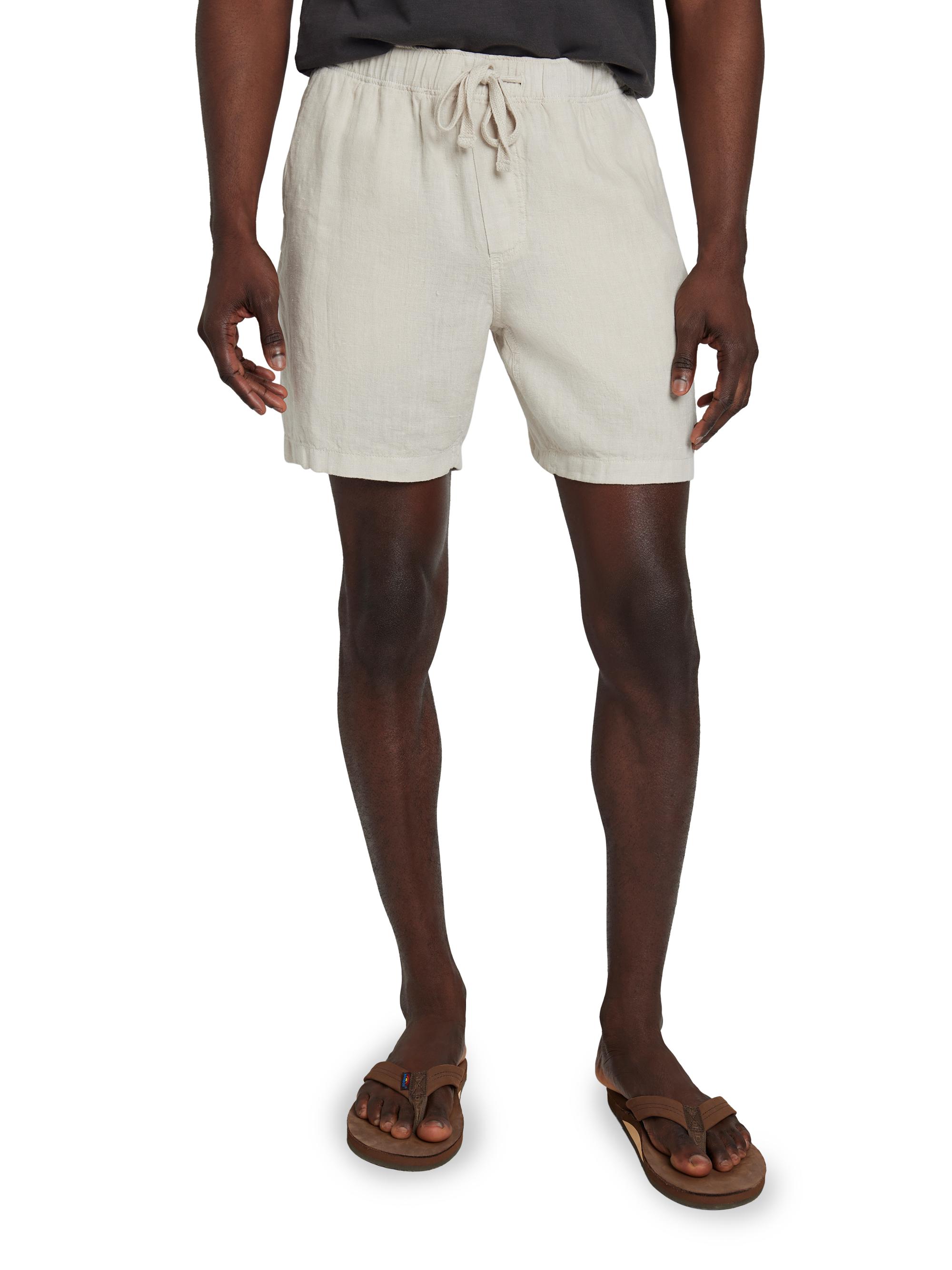 Faherty Brand Men's Essential 6.5''Linen Shorts - Weathered Sand