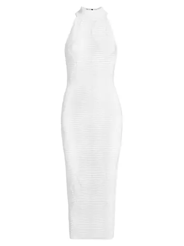 Textured Knit Cocktail Dress