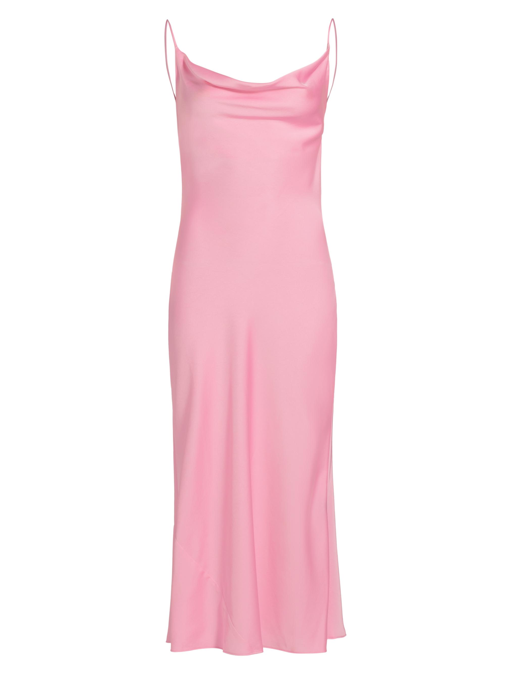 Lela Rose Heather Ruched Satin Maxi Dress | Saks Fifth Avenue