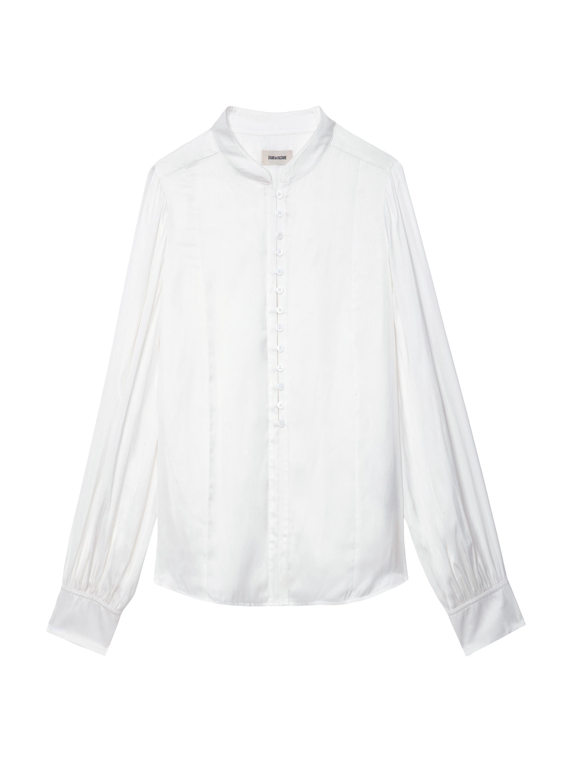 Zadig & Voltaire Women's Twina Satin Button-Front Shirt - Judo