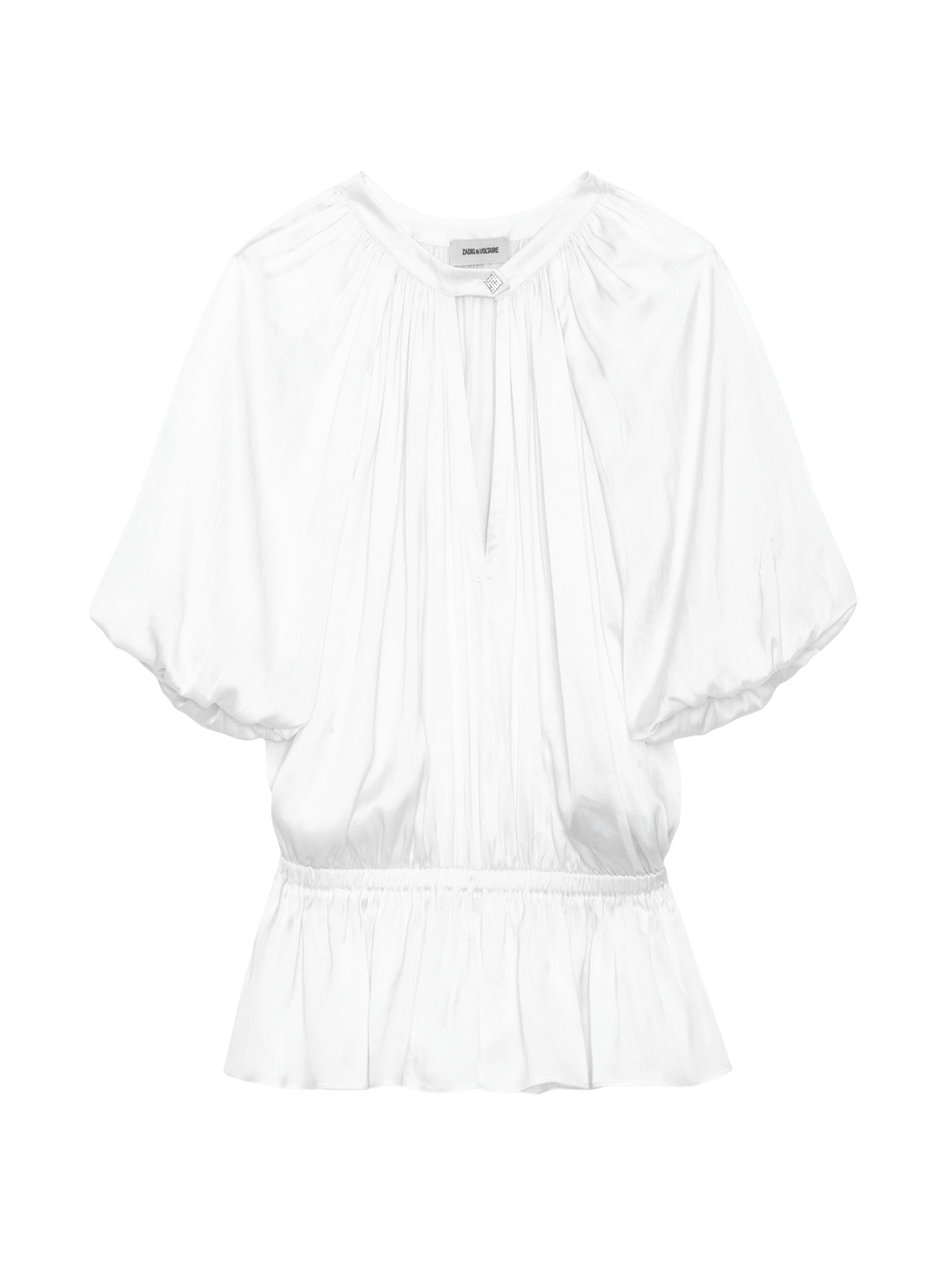 Zadig & Voltaire Women's Tomina Draped Satin Blouse - Judo