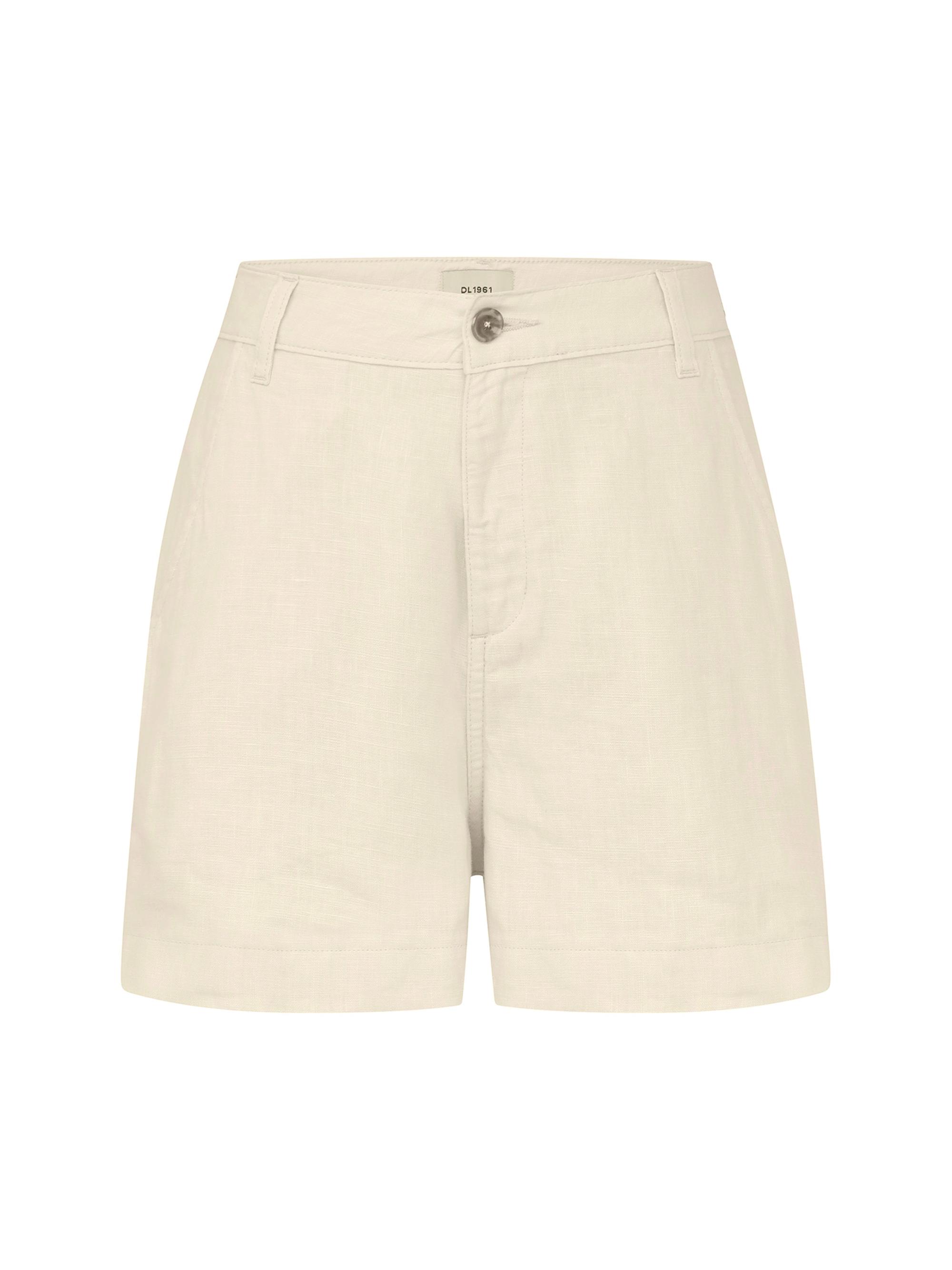 DL1961 Women's Marie Linen Shorts - Flax Linen