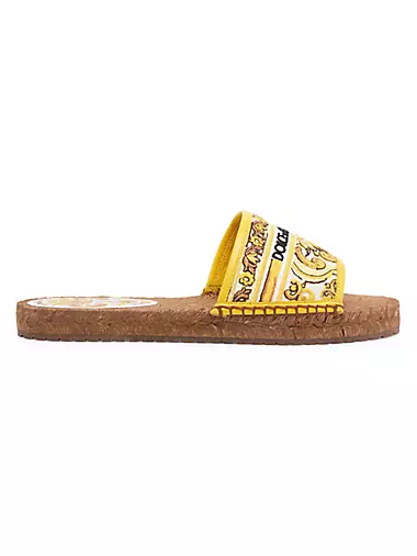 Maillorica Printed Espadrille-Style Sandals