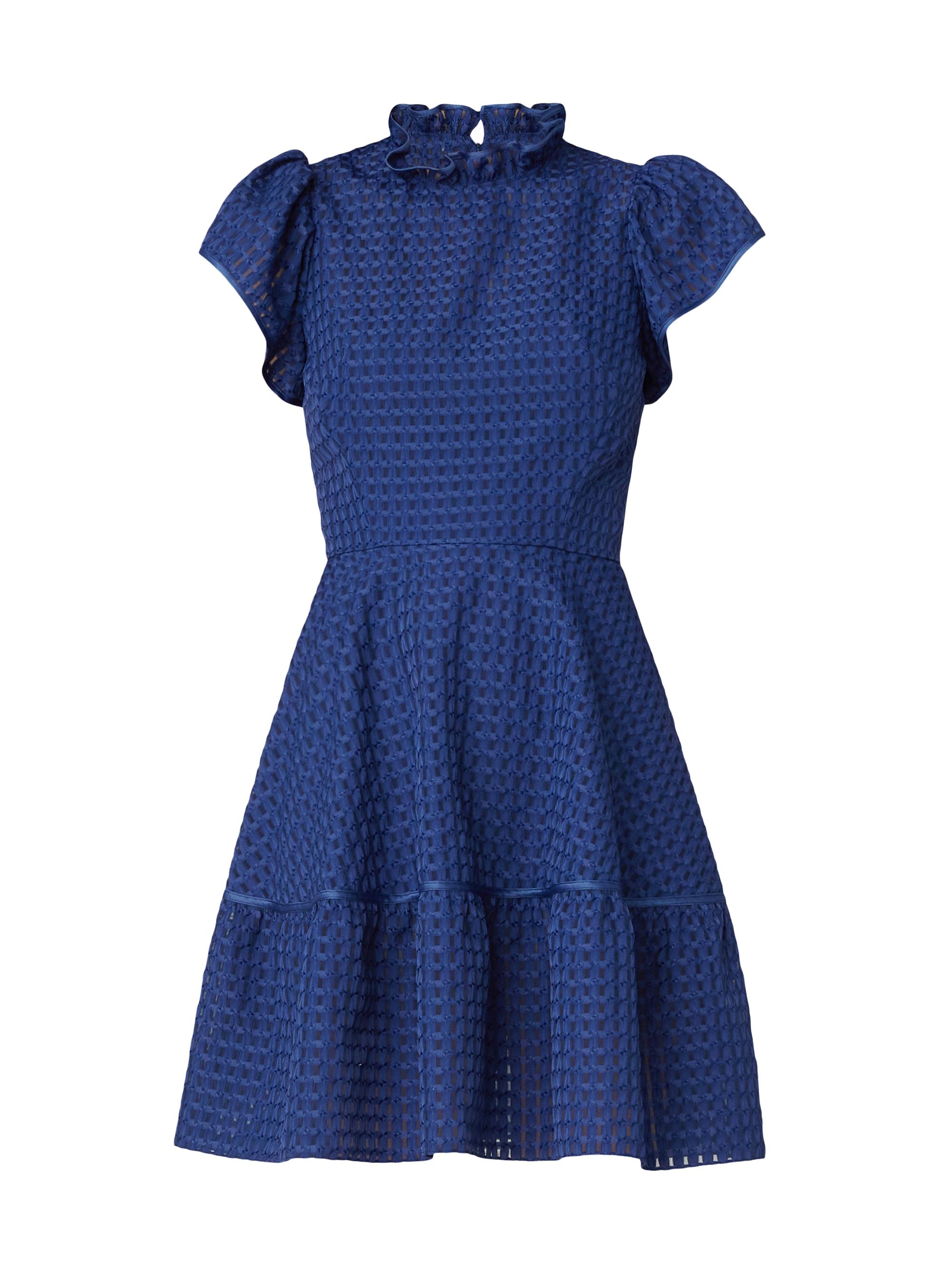 Shoshanna Women's Delaney Woven Short-Sleeve Minidress - Navy