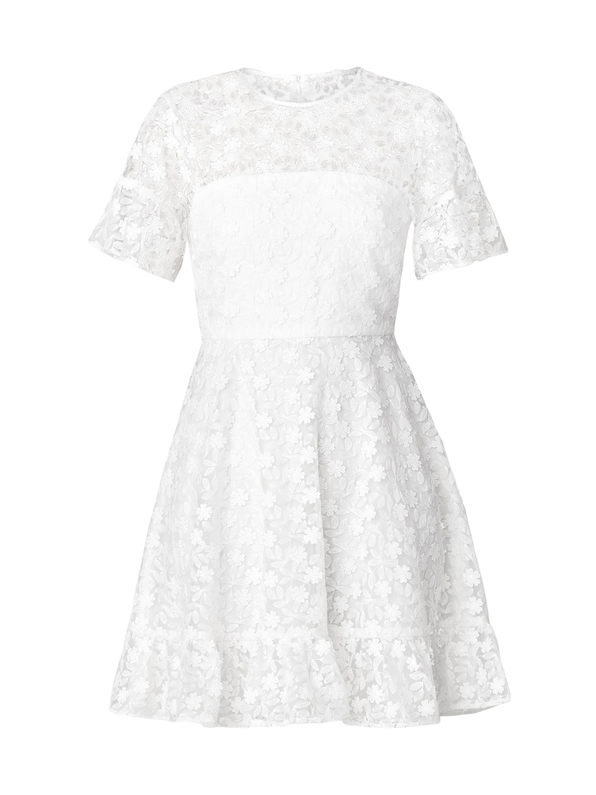 Shoshanna Sora Floral Short-Sleeve Minidress Saks Fifth Avenue