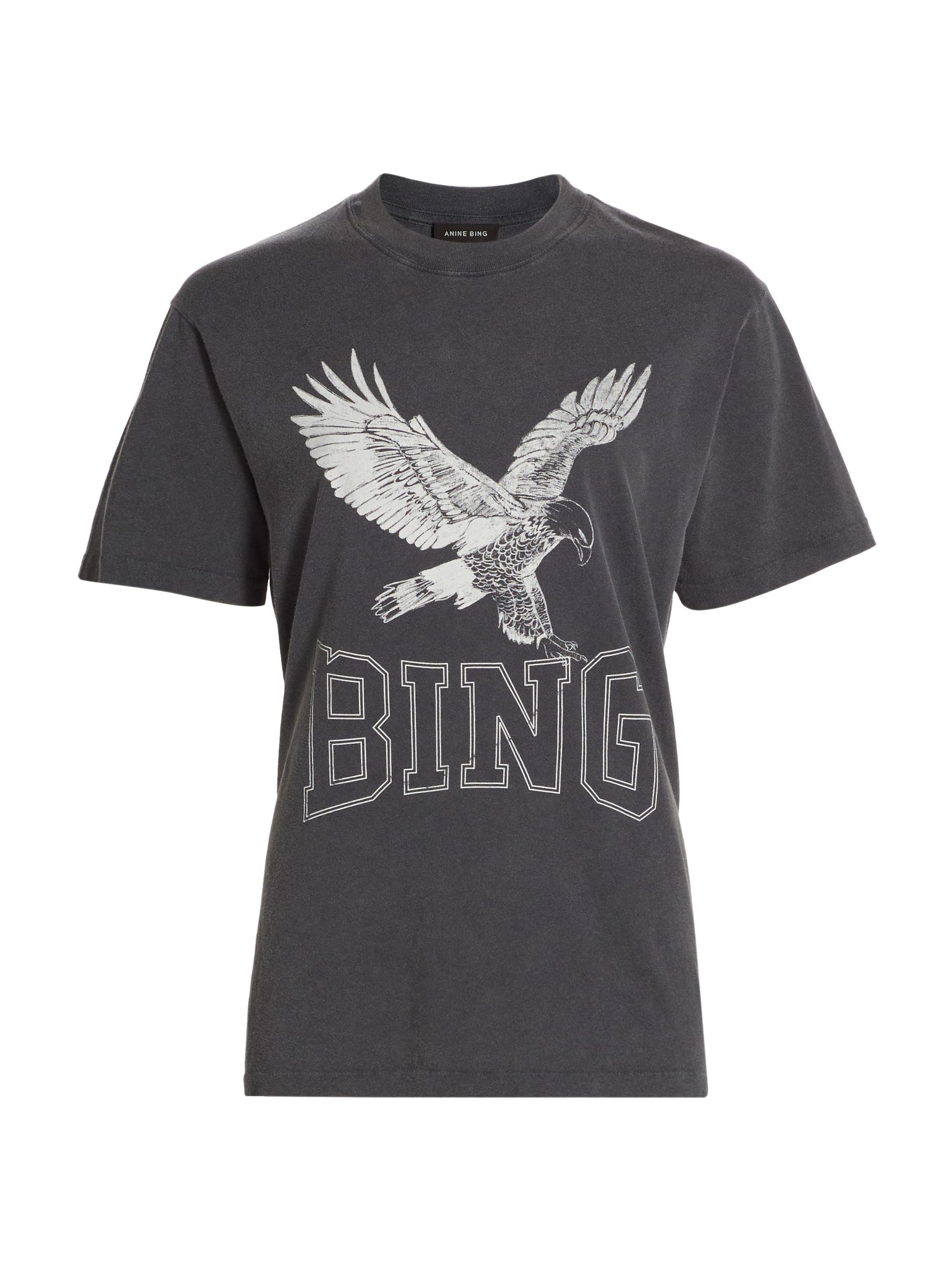 【新品】アニービン　ANINE BING RETRO EAGLE Tシャツ M ANINE BING/アニービン】 RETRO EAGLE Tシャツ