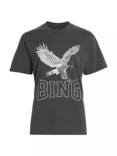 Lili Retro Eagle Cotton T-Shirt